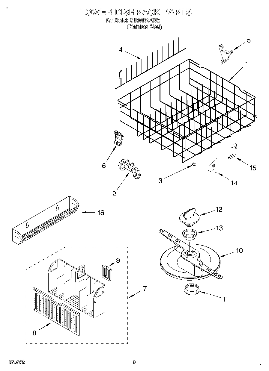 06 - LOWER DISHRACK