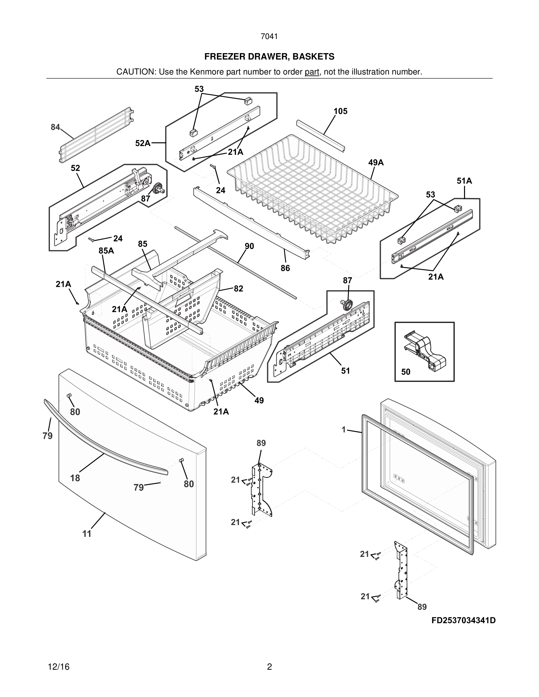03 - FREEZER DRAWER, BASKETS