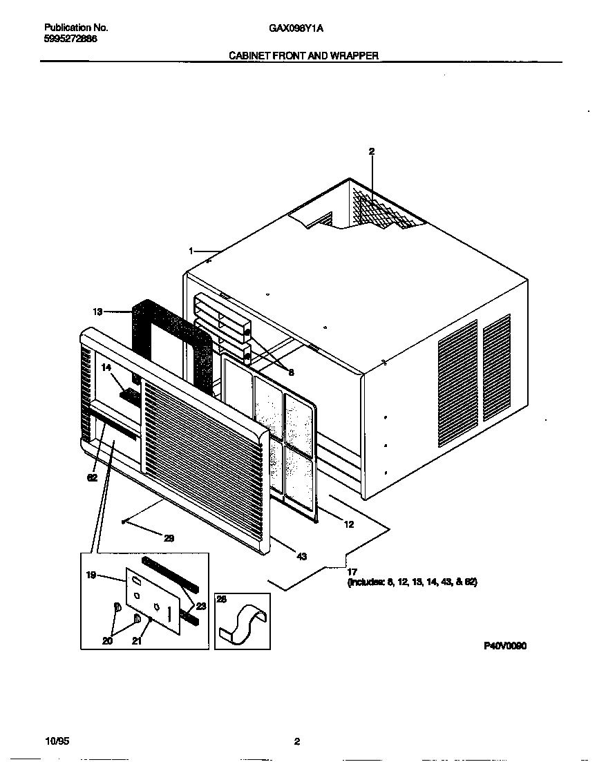 02 - CABINET FRONT AND WRAPPER