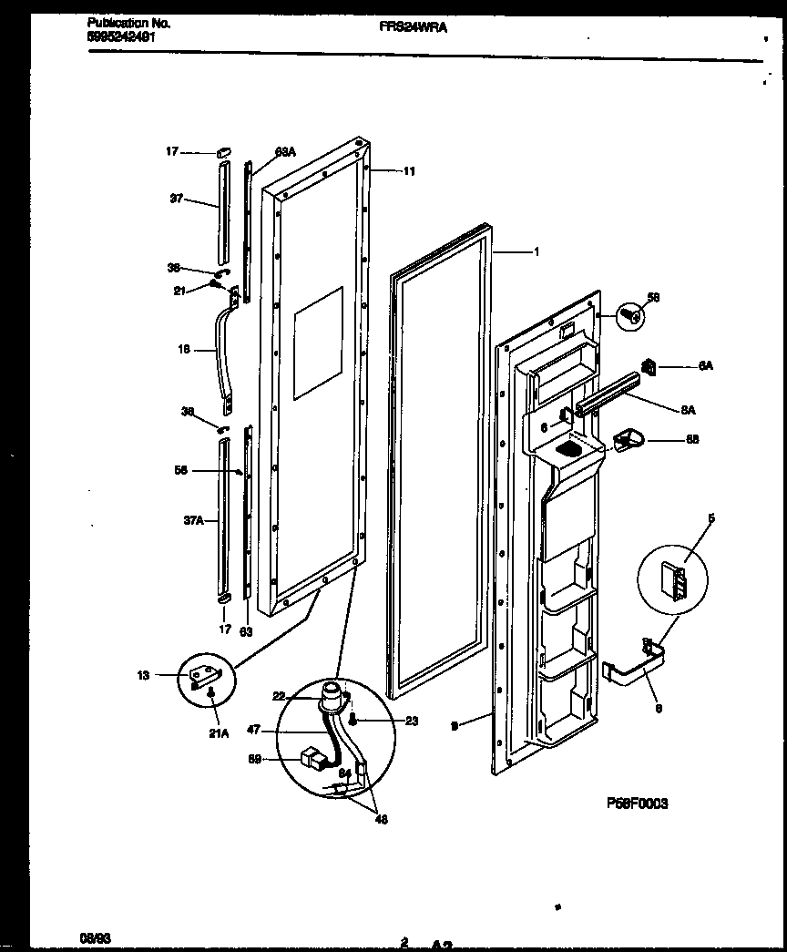 02 - FREEZER DOOR PARTS
