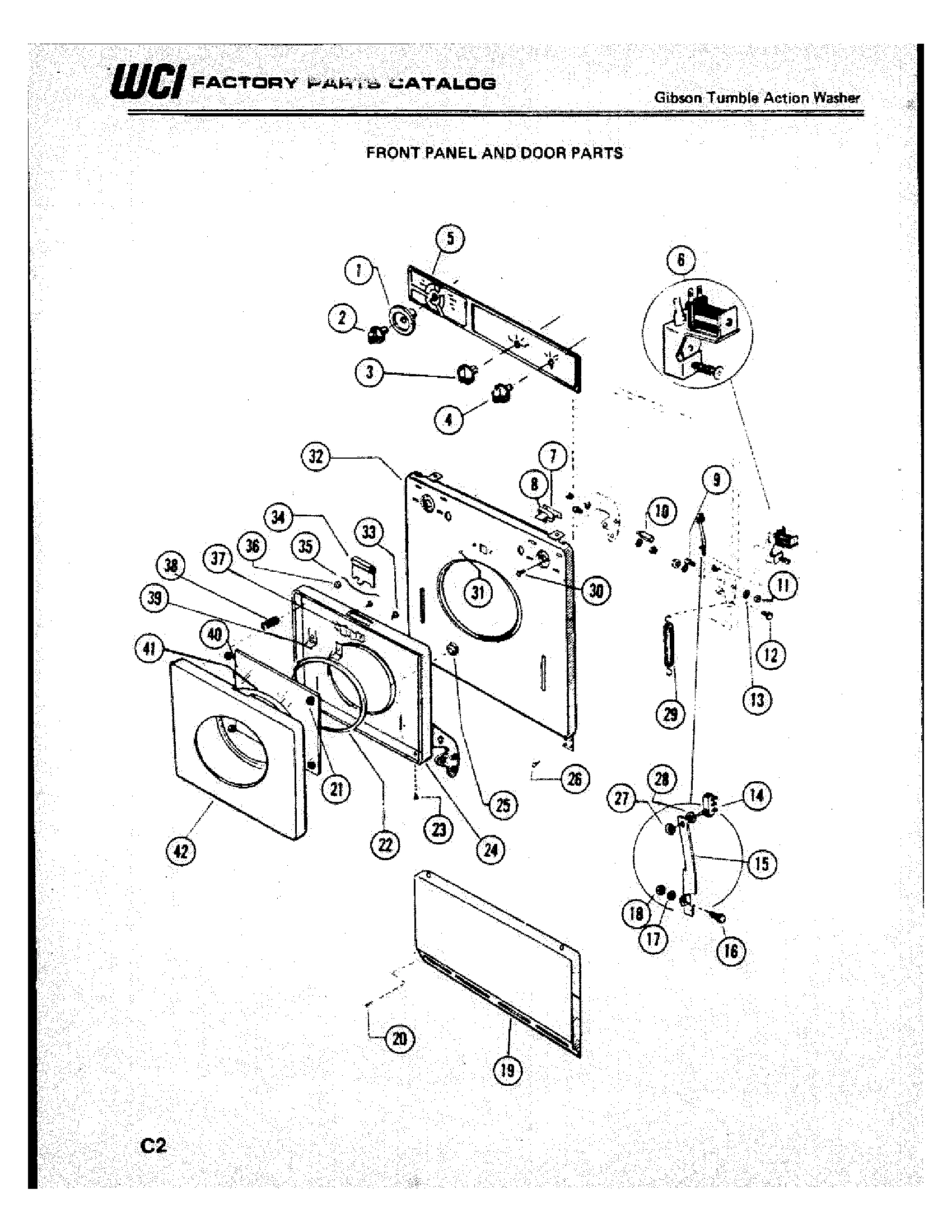 02 - FRONT PANEL AND DOOR PARTS
