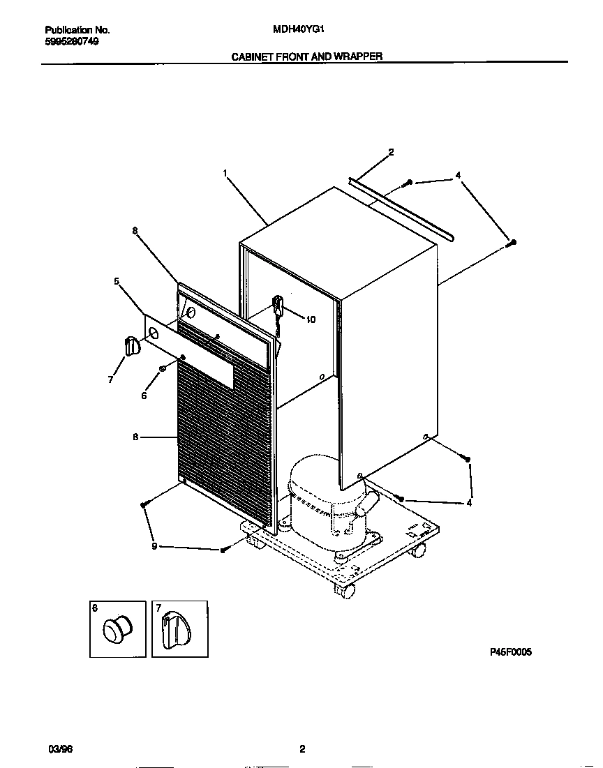 02 - CABINET FRONT AND WRAPPER