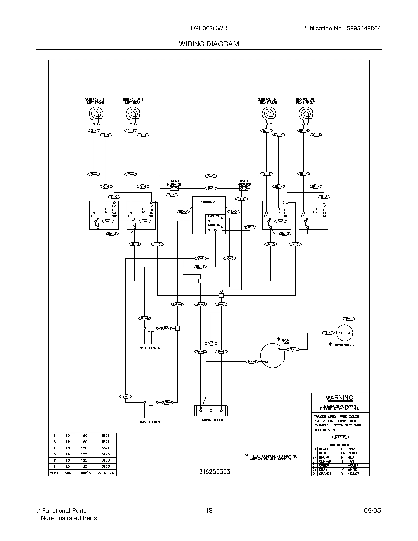 13 - WIRING DIAGRAM