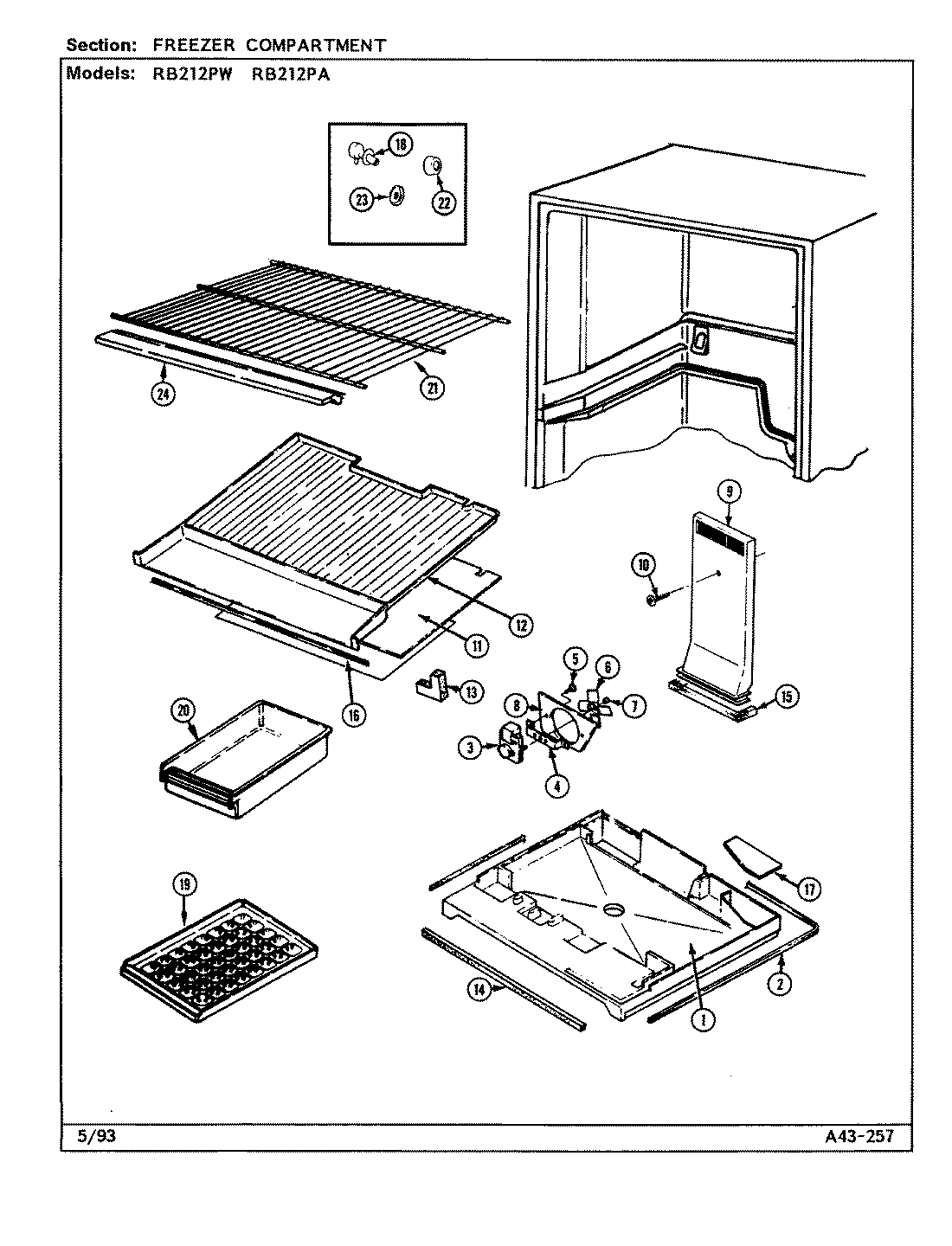 01 - FREEZER COMPARTMENT