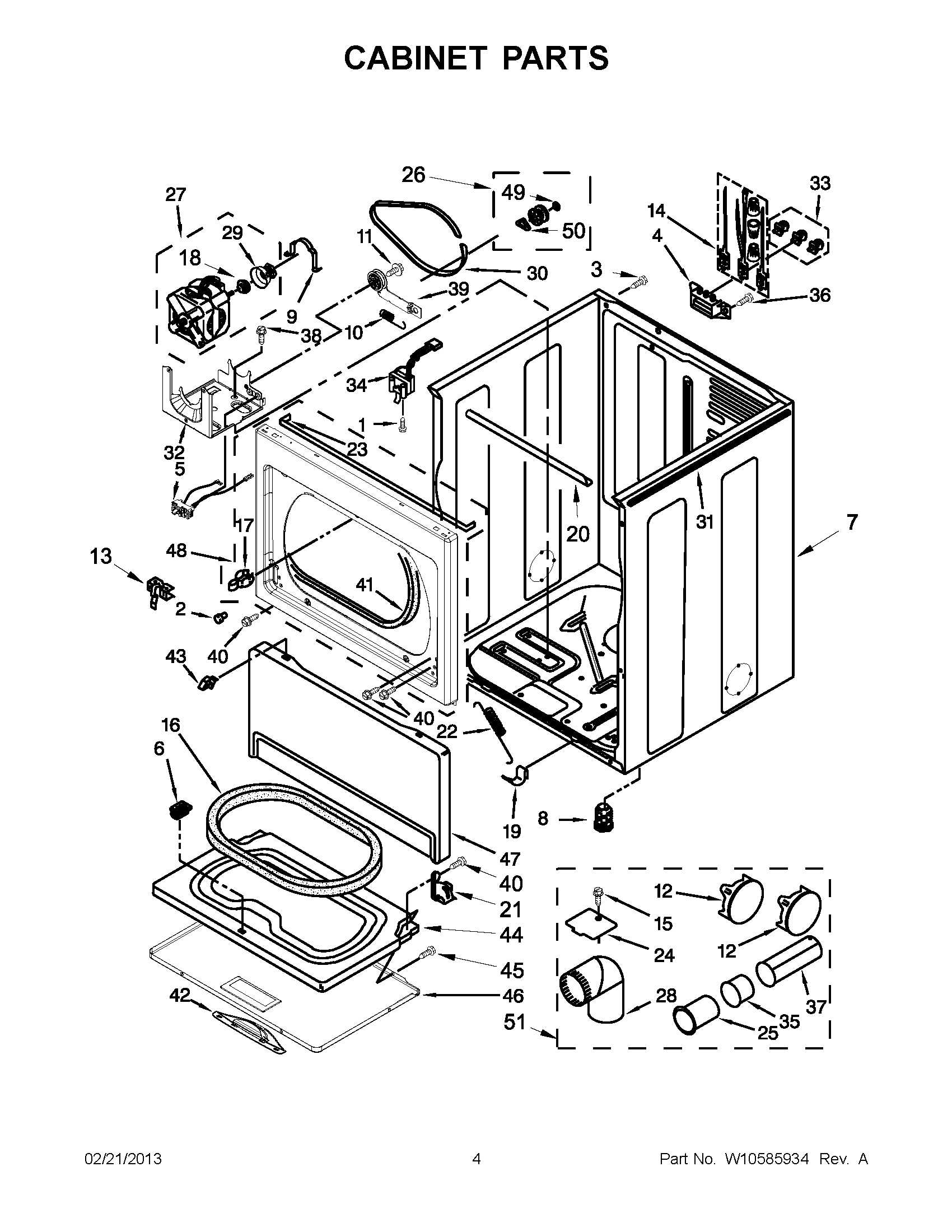 02 - CABINET PARTS