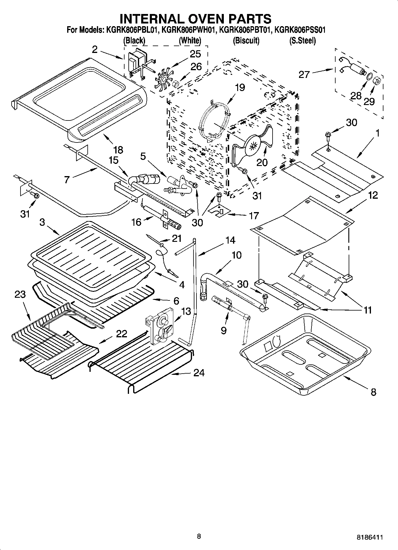 05 - INTERNAL OVEN PARTS