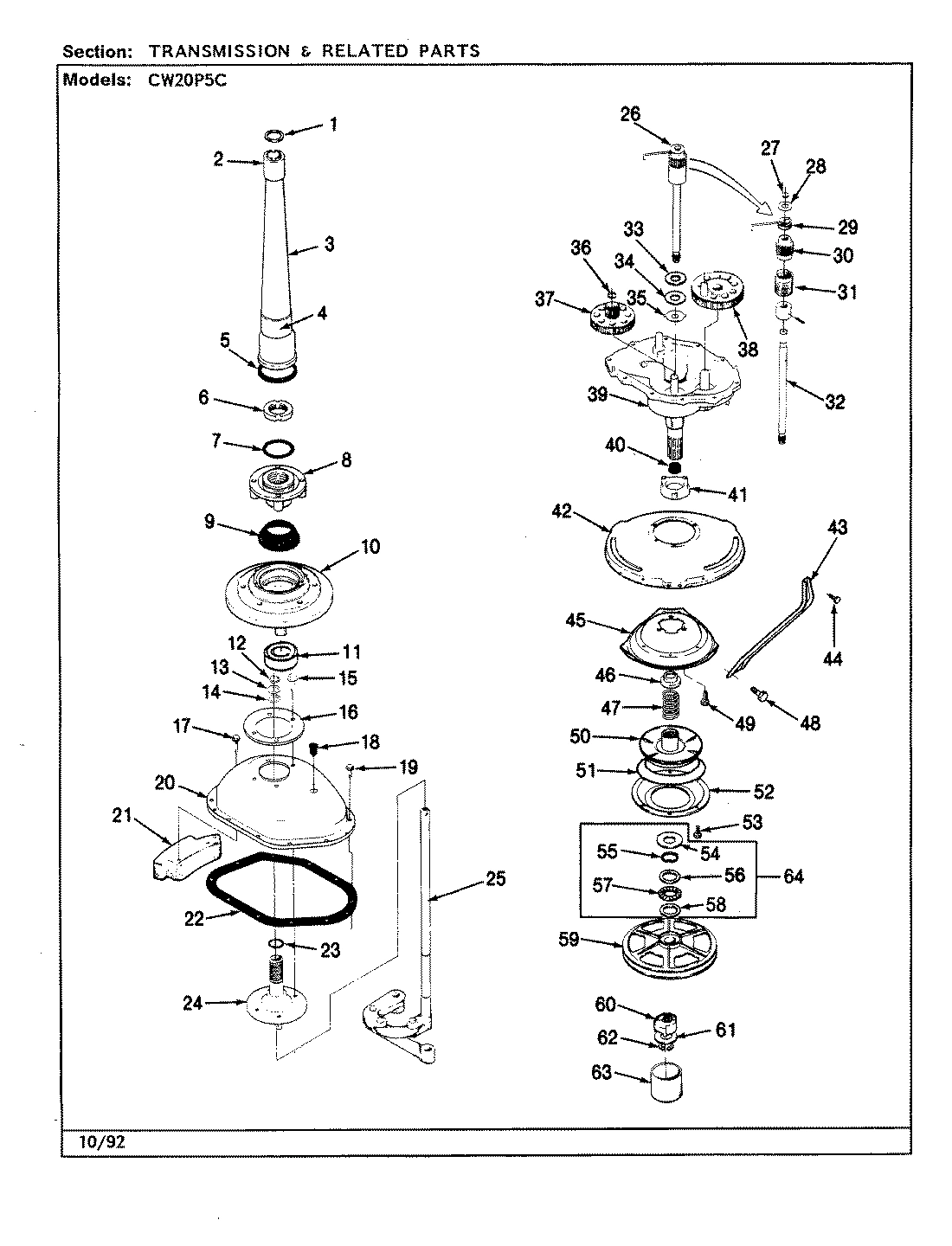 08 - TRANSMISSION & RELATED PARTS (REV. A-E)