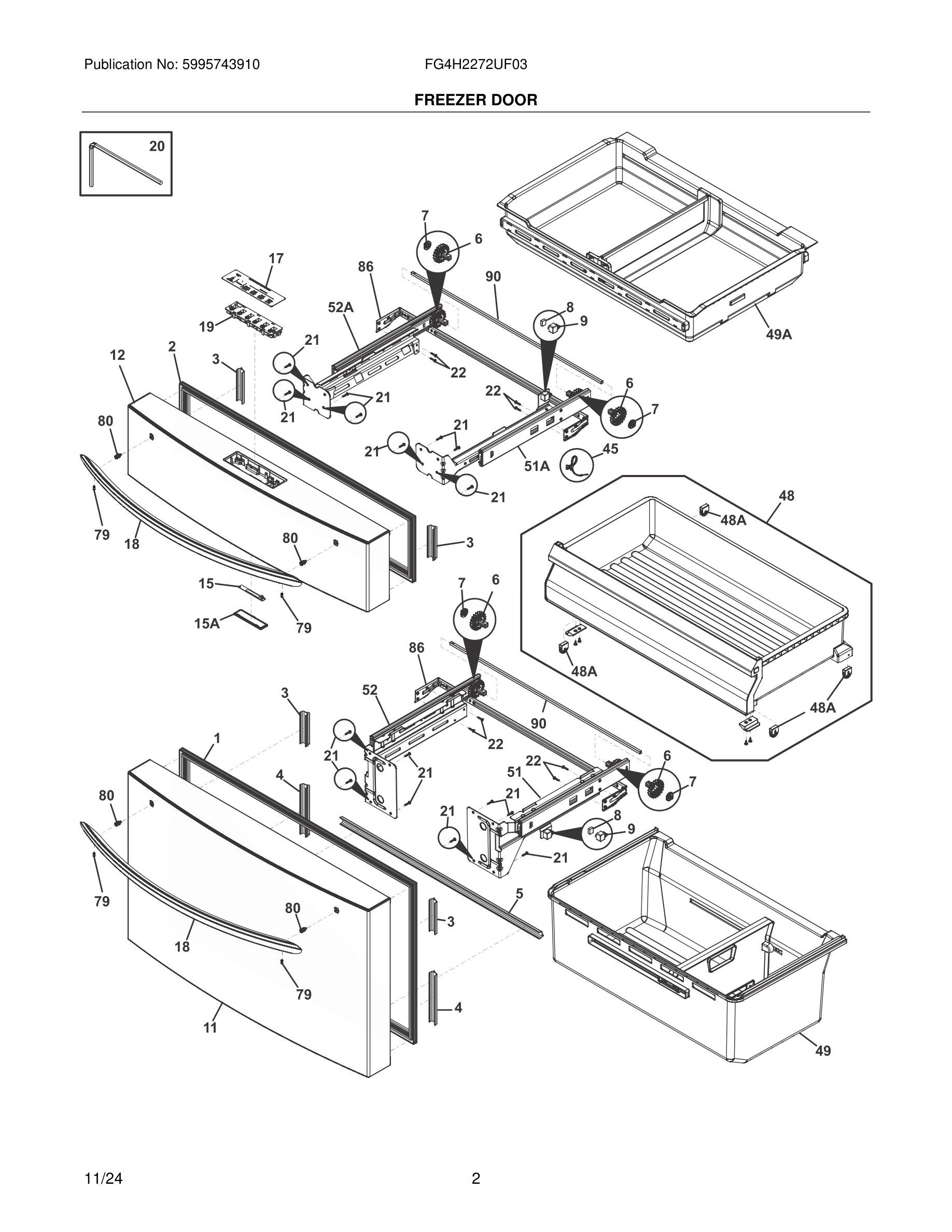03 - FREEZER DOOR