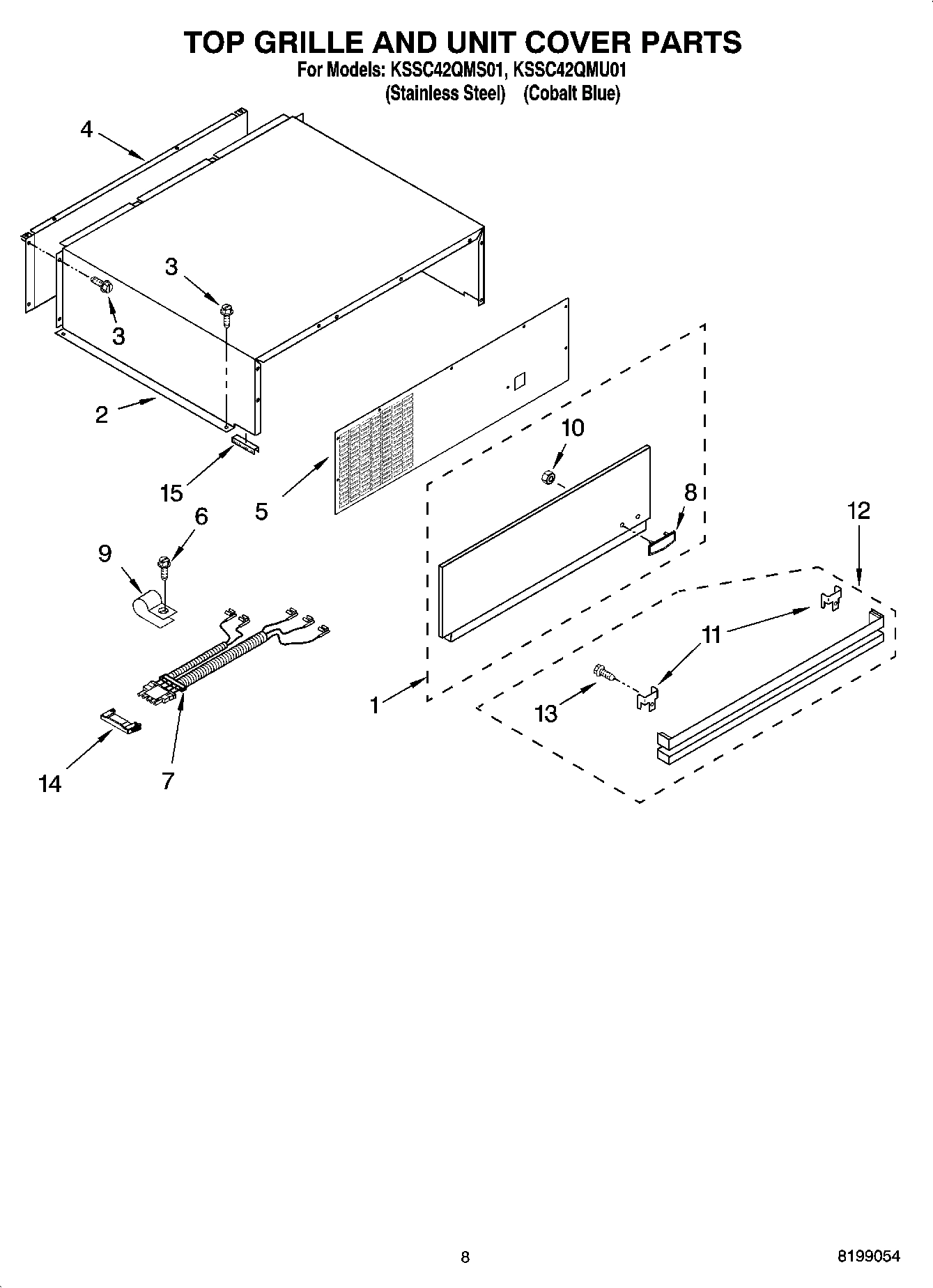 06 - TOP GRILLE AND UNIT COVER PARTS