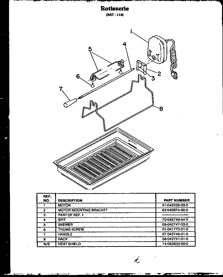 05 - ROTISSERIE (XST-110)