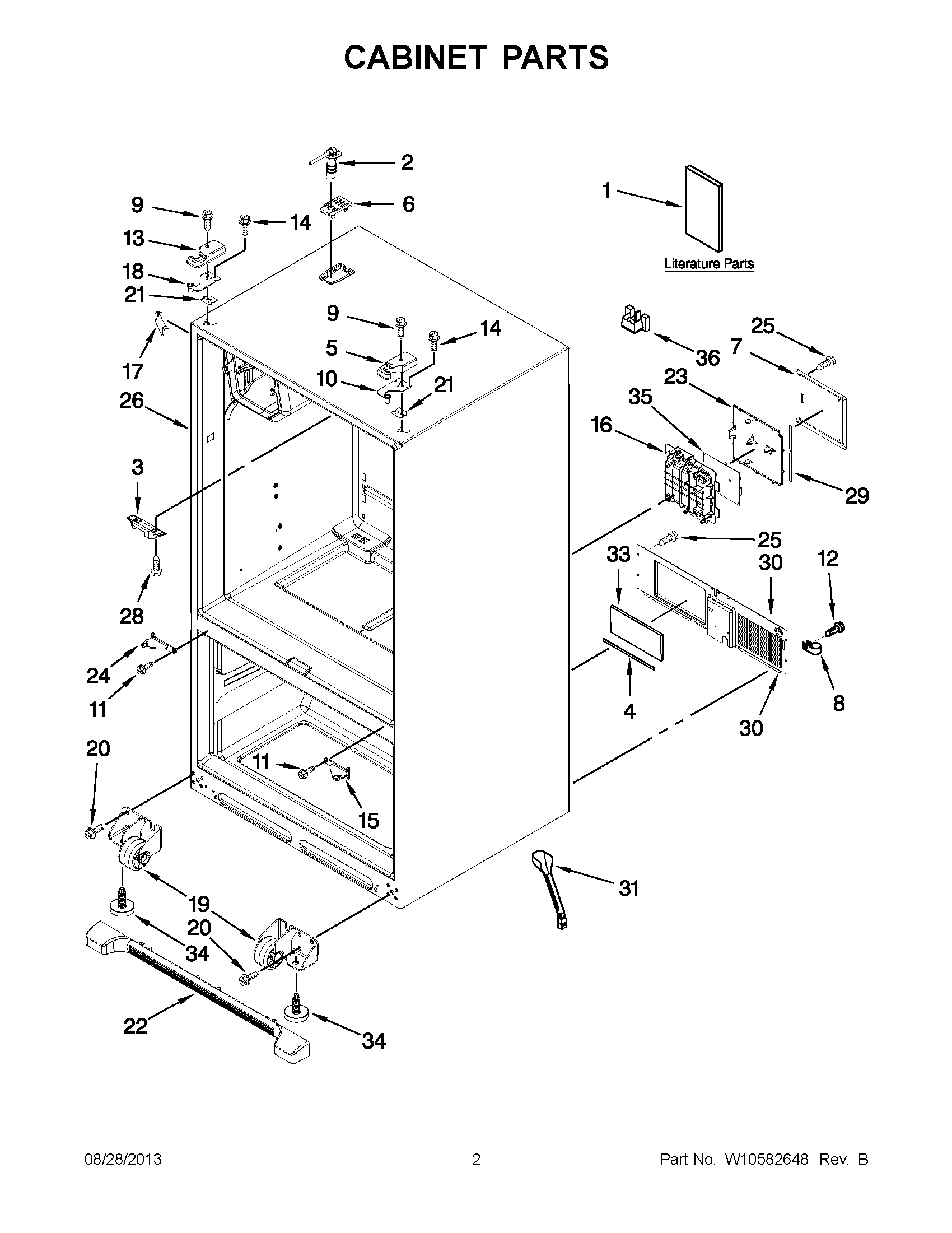 02 - CABINET PARTS