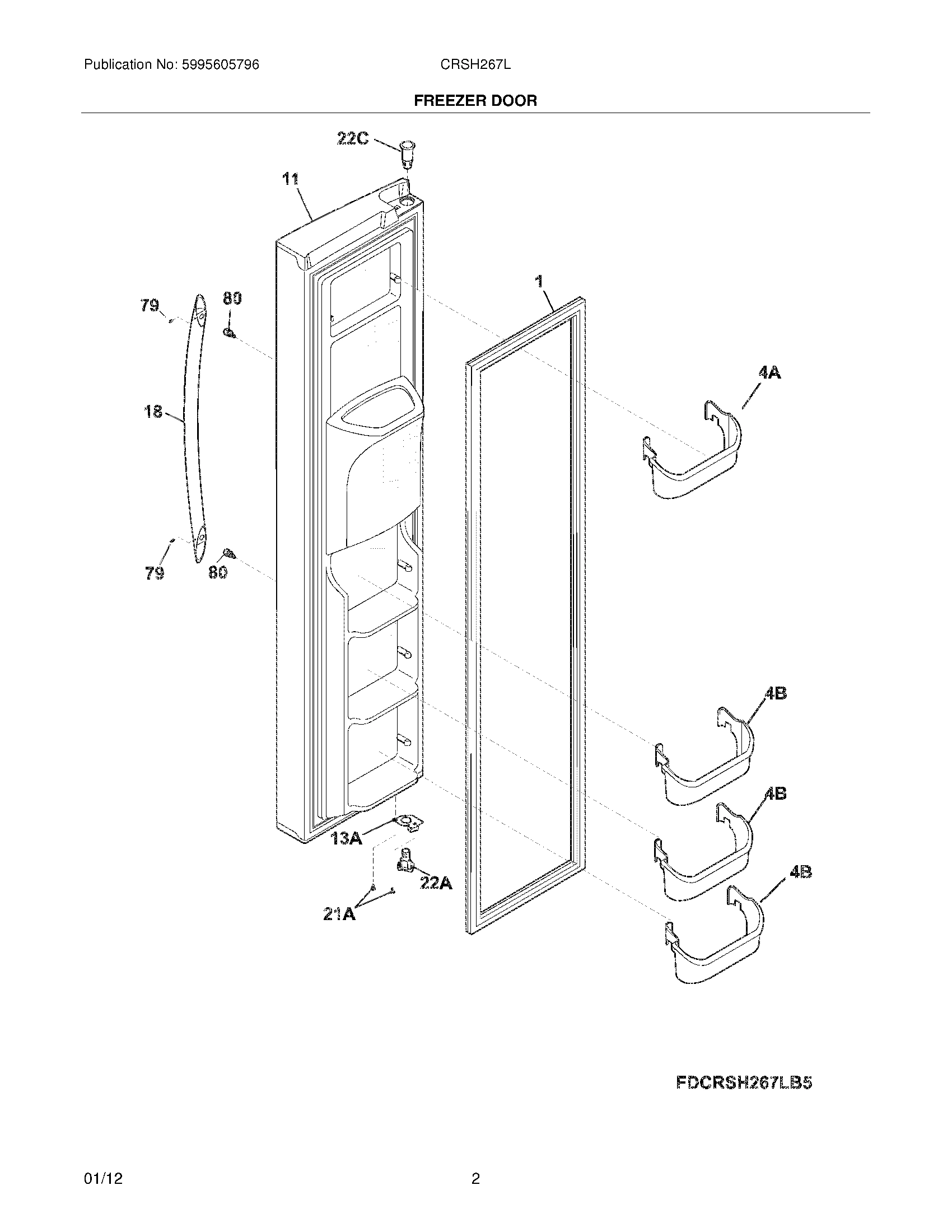 03 - FREEZER DOOR