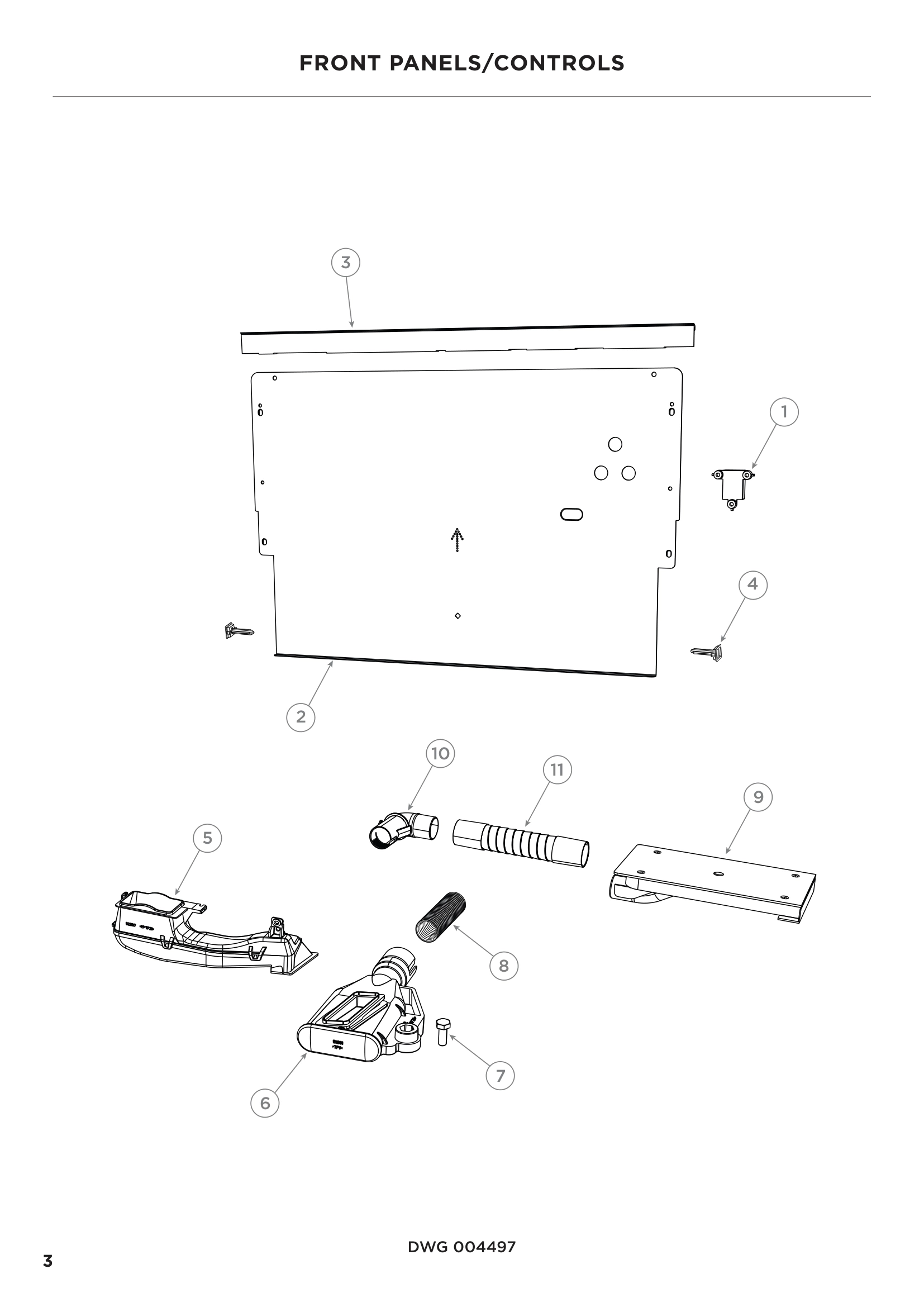 FRONT PANELS/CONTROLS
