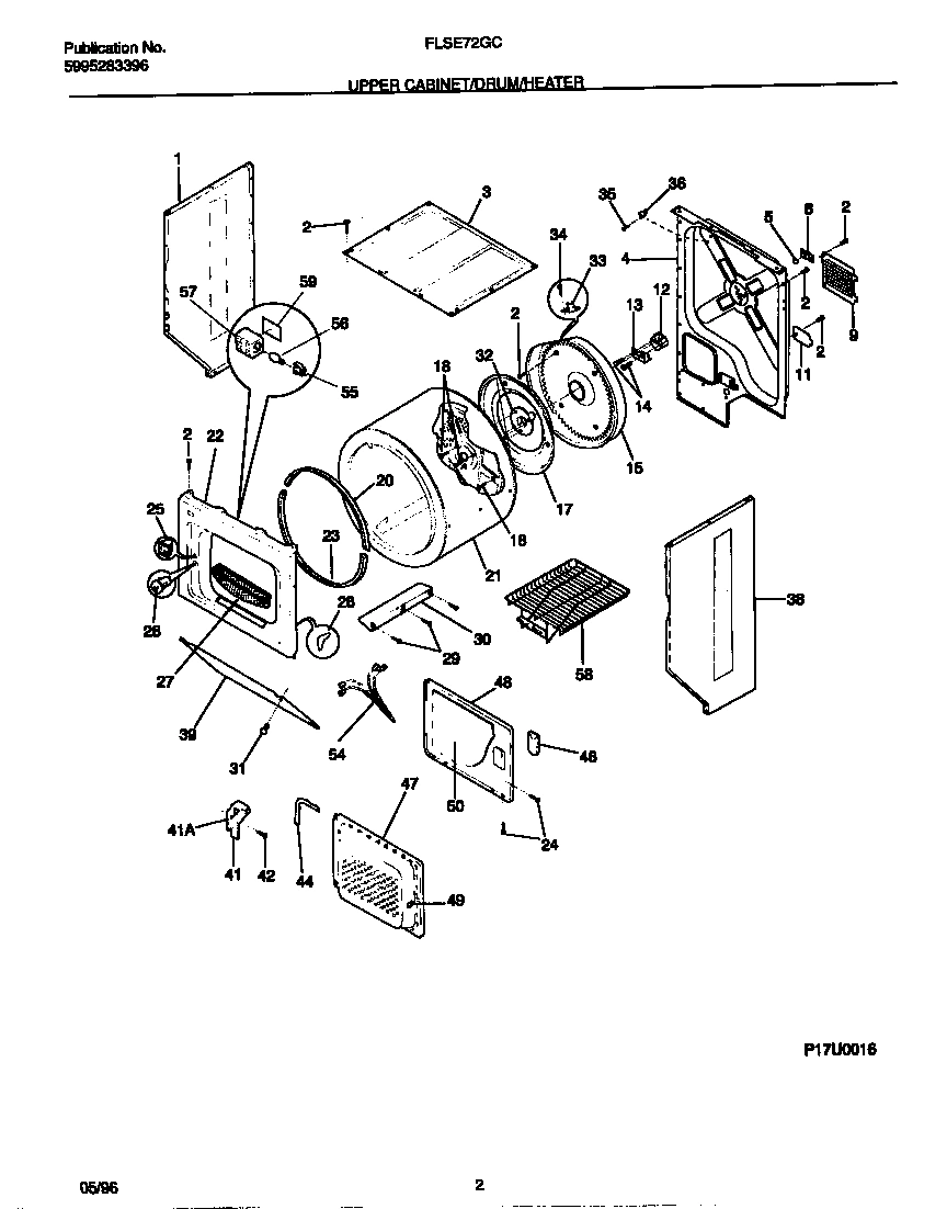 02 - UPPER CABINET/DRUM/HEATER
