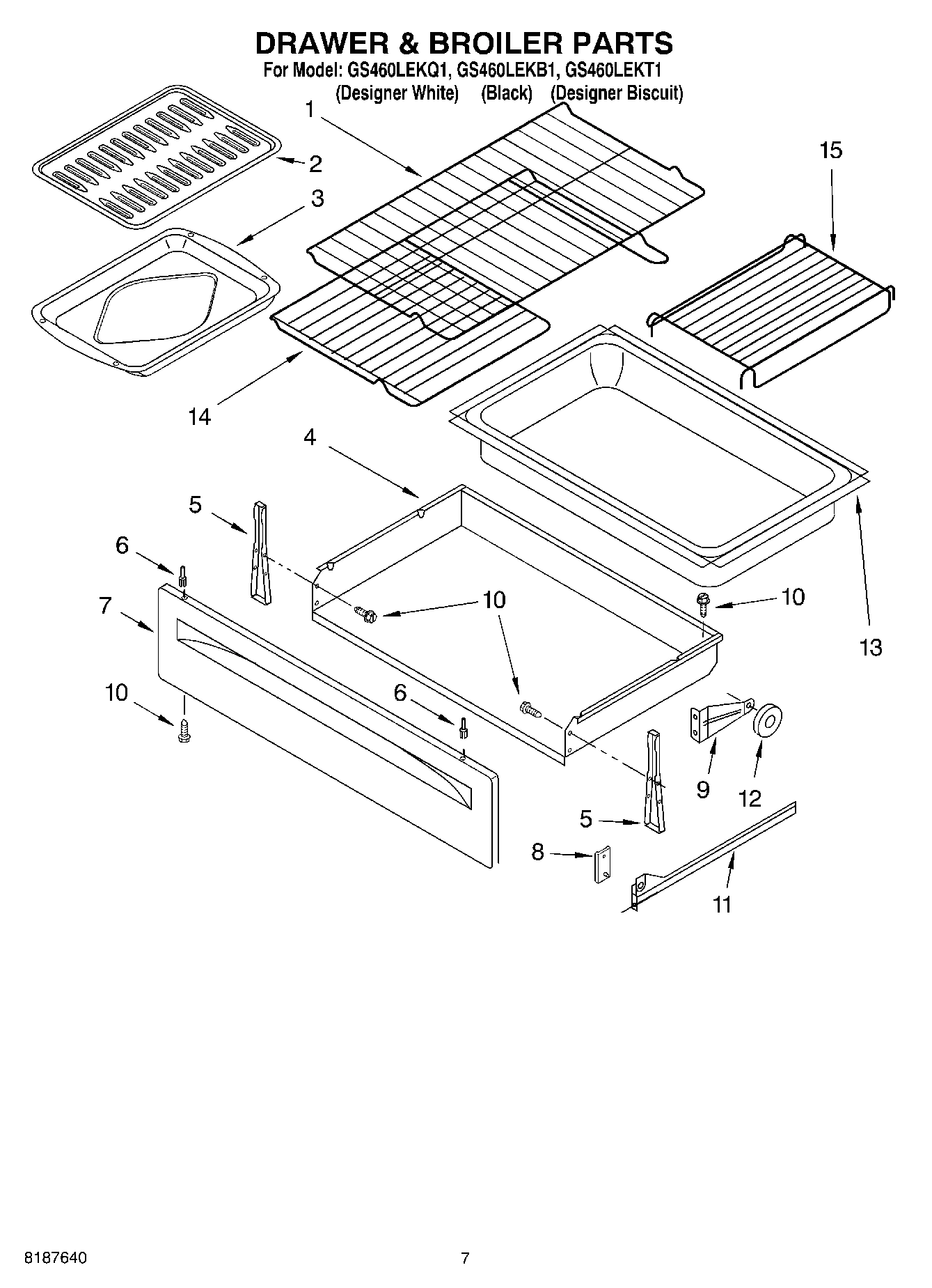 05 - DRAWER AND BROILER