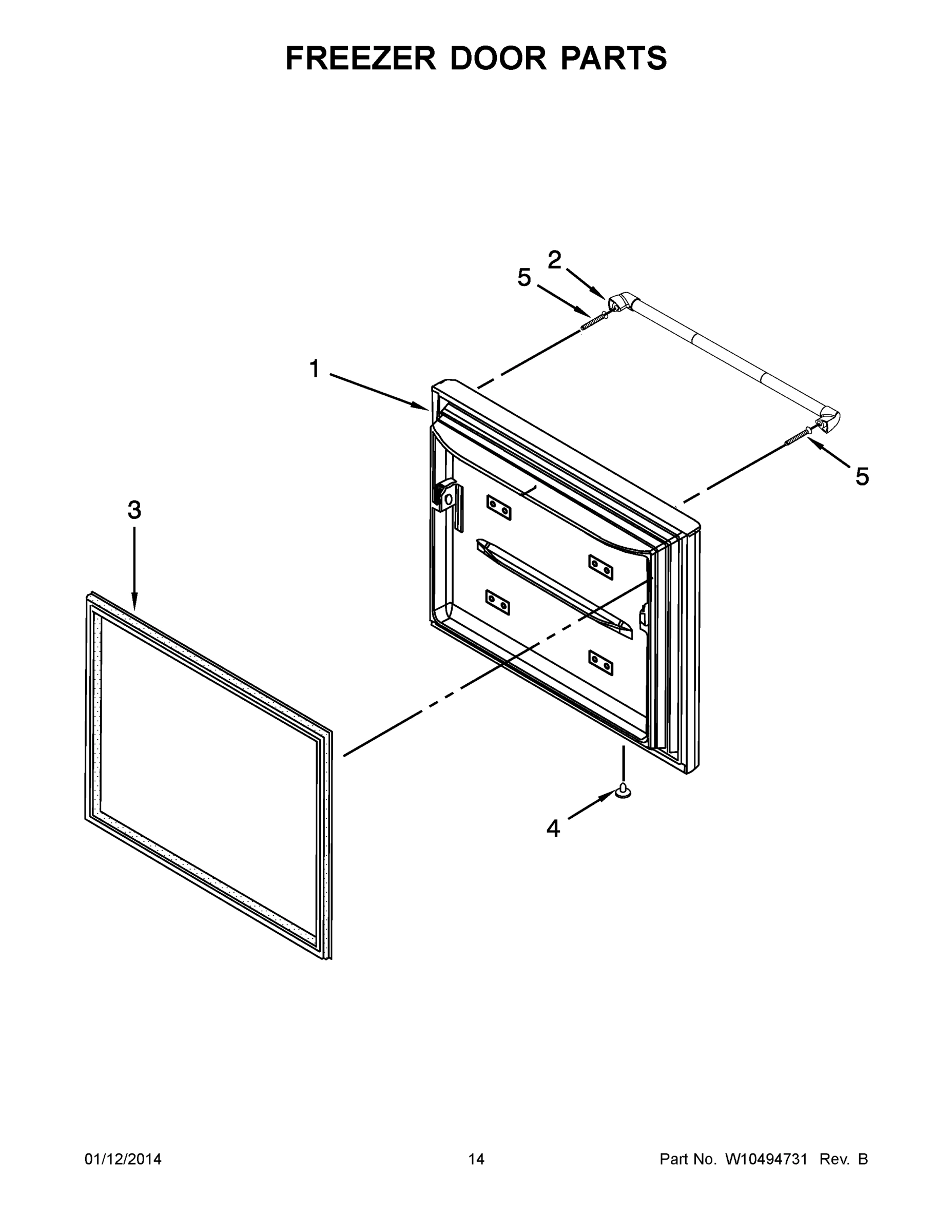 08 - FREEZER DOOR PARTS
