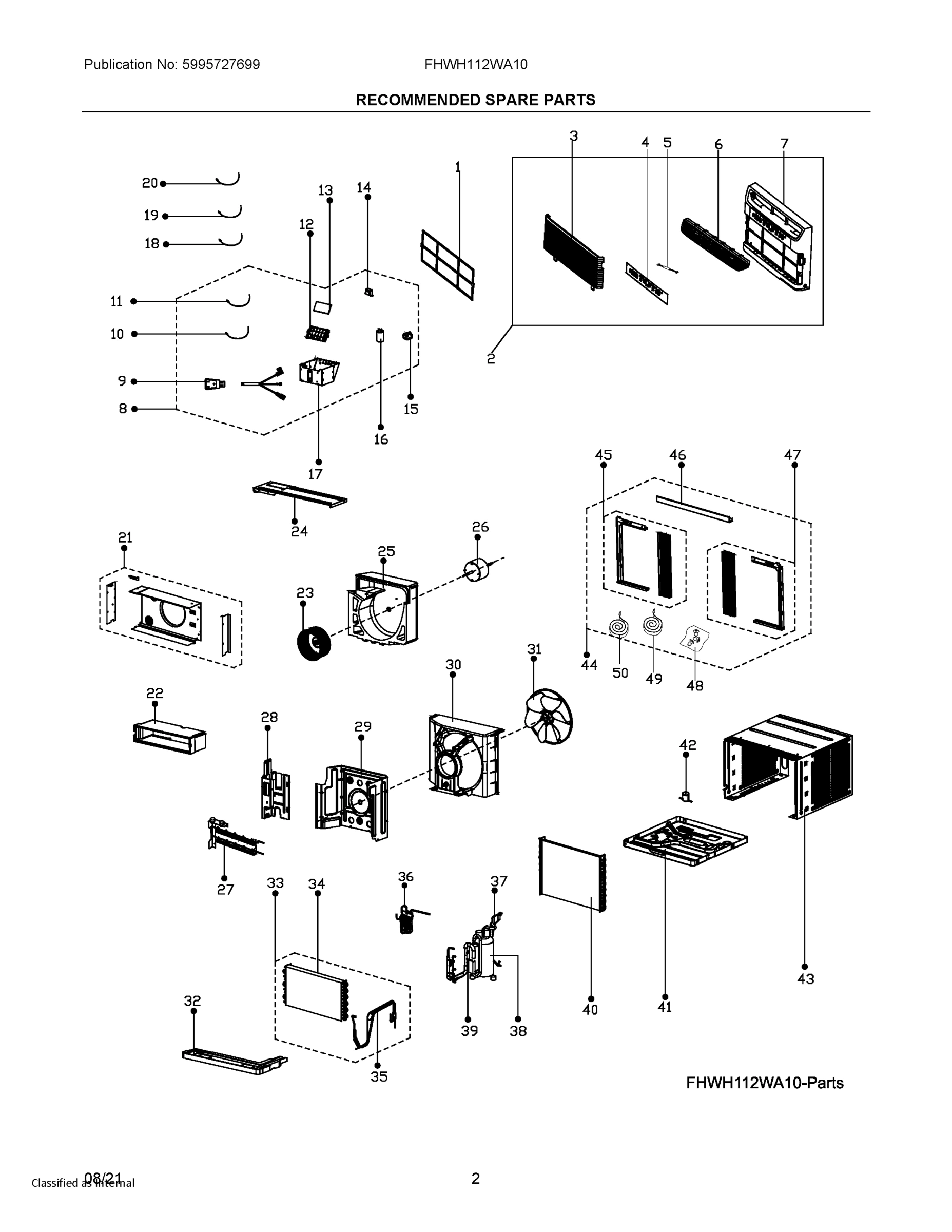02 - RECOMMENDED SPARE PARTS