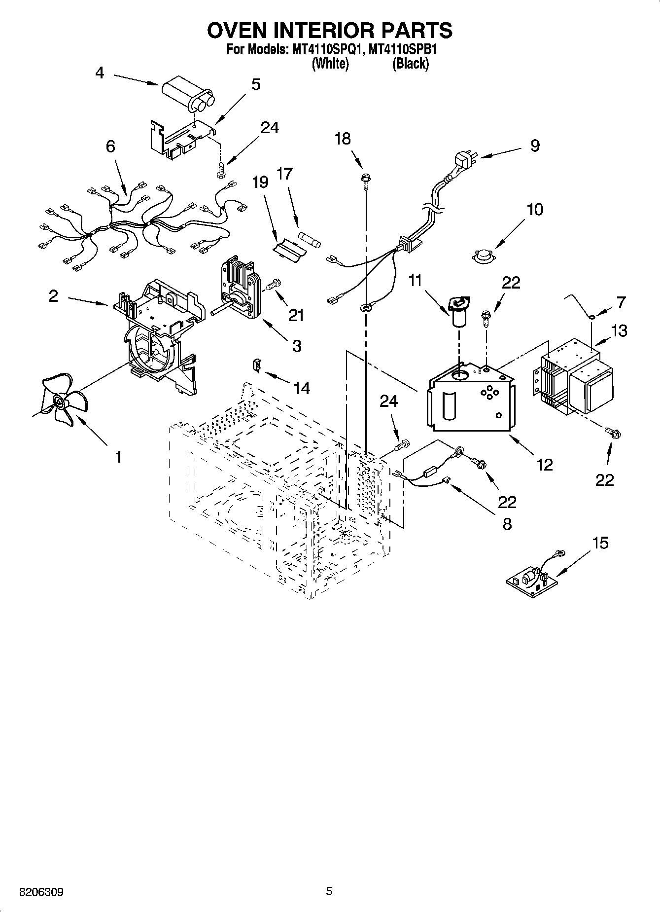 05 - OVEN INTERIOR PARTS
