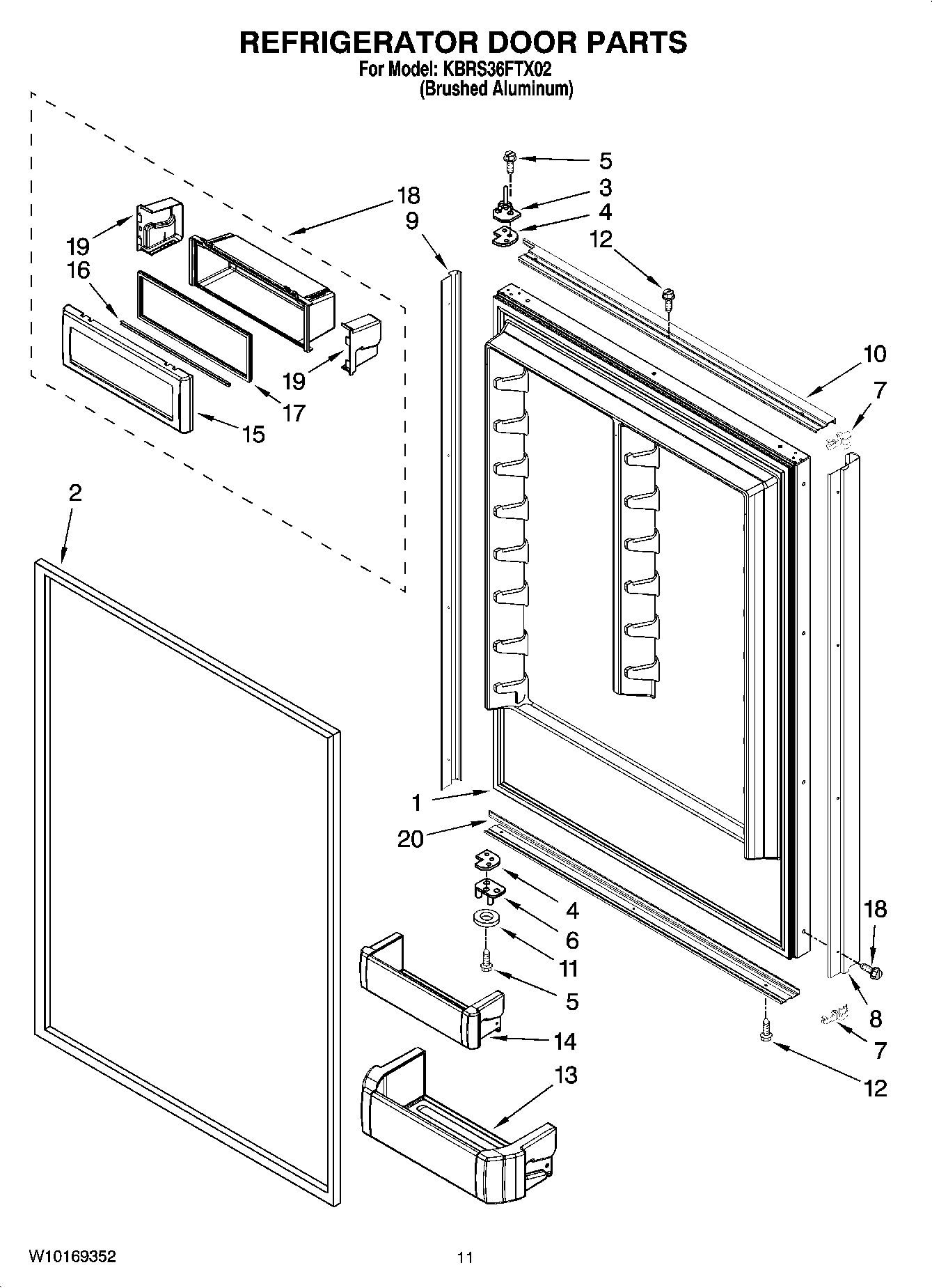 07 - REFRIGERATOR DOOR PARTS