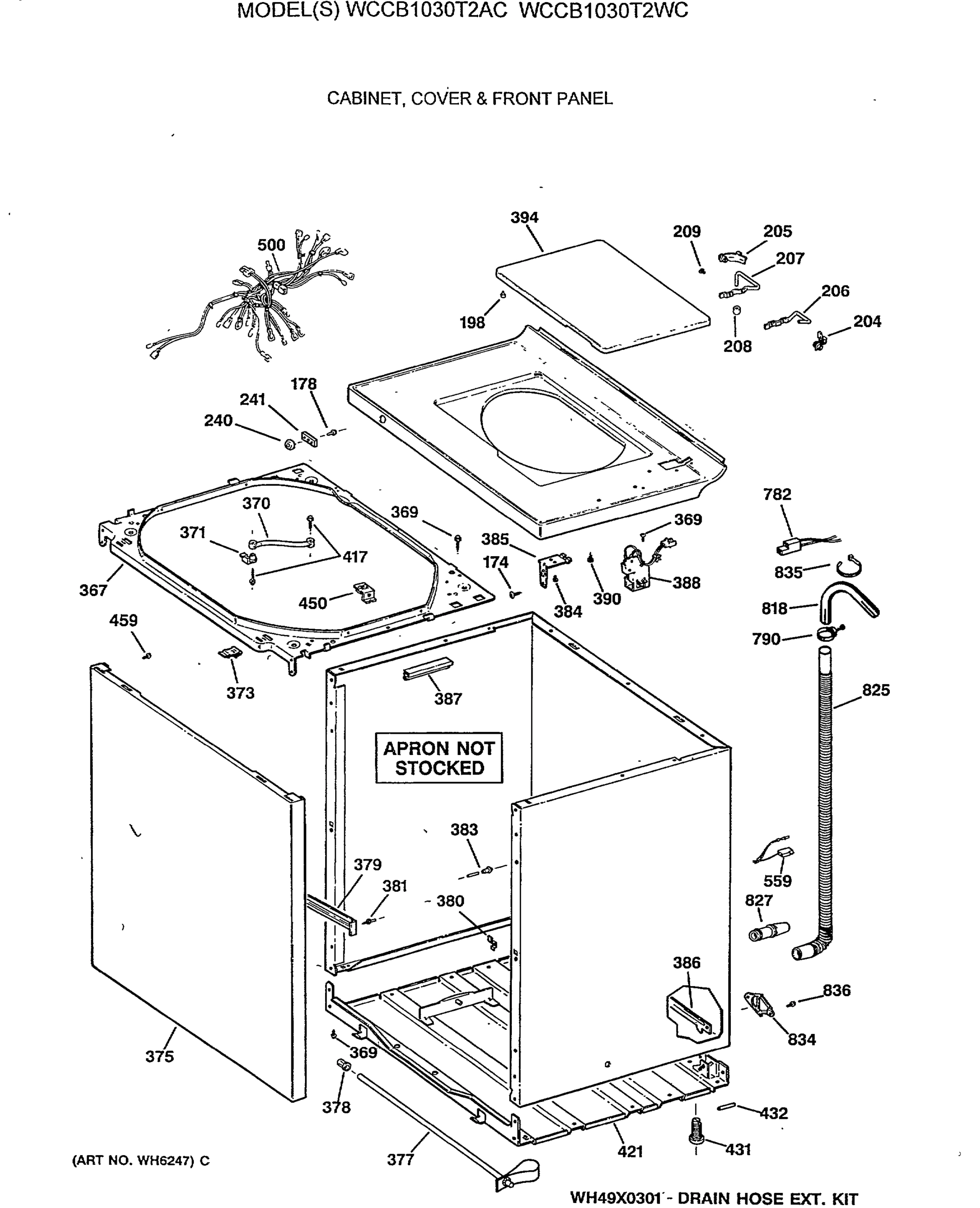 CABINET, COVER & FRONT PANEL