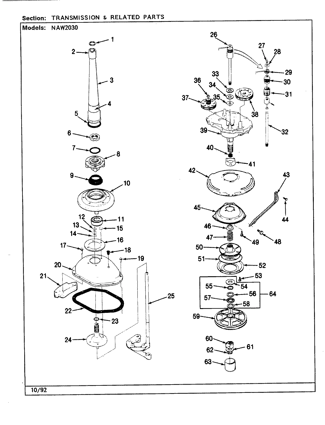 08 - TRANSMISSION & RELATED PARTS (REV. F-K)