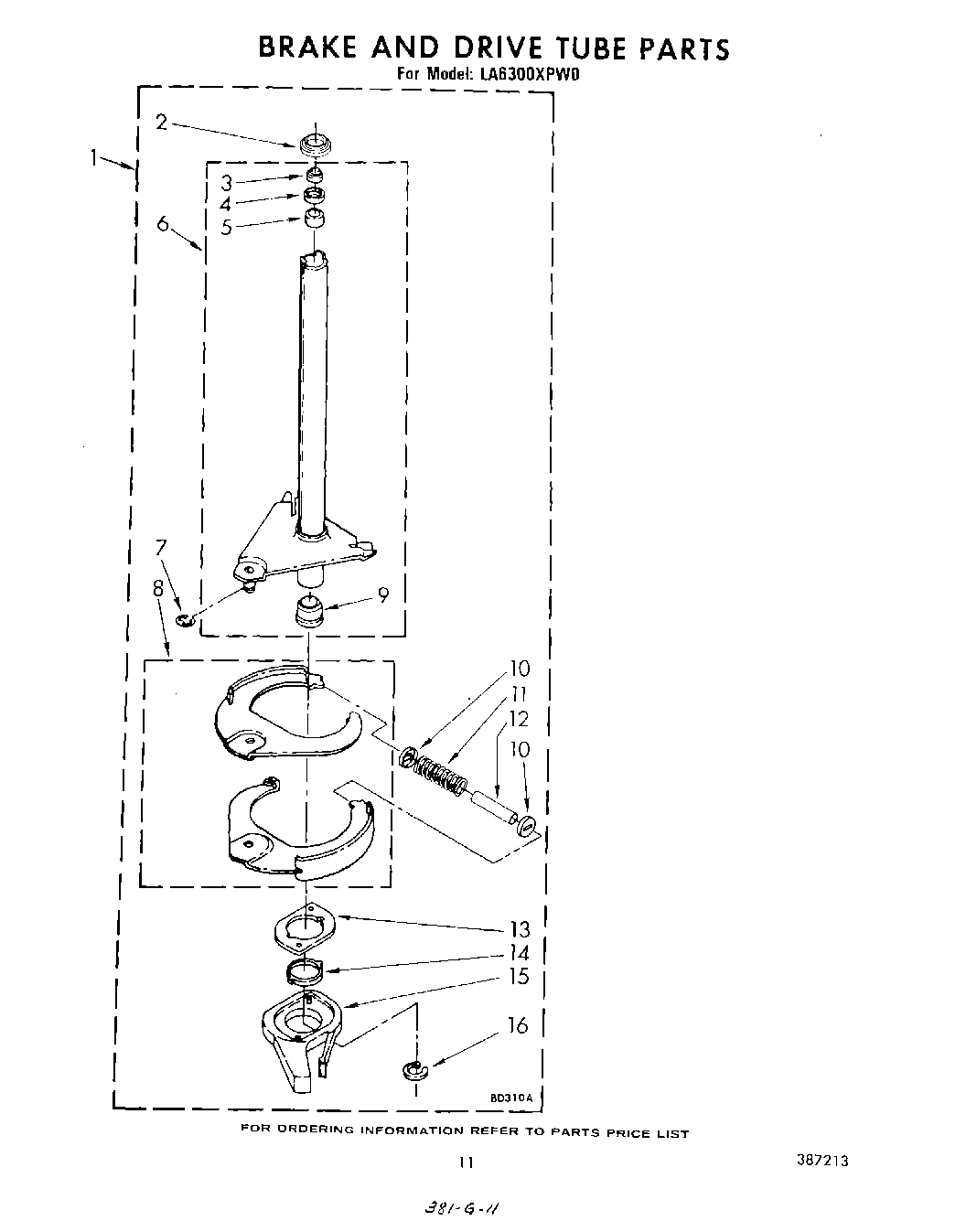 09 - BRAKE AND DRIVE TUBE