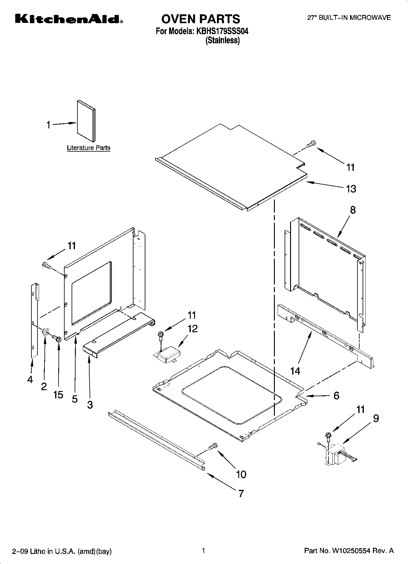 01 - OVEN PARTS