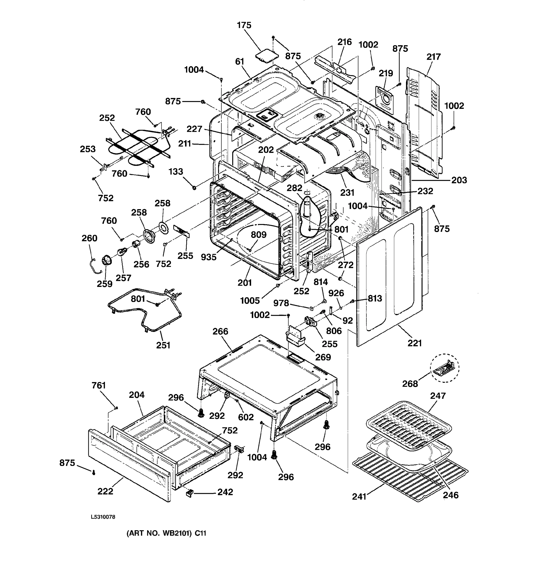 BODY & DRAWER PARTS