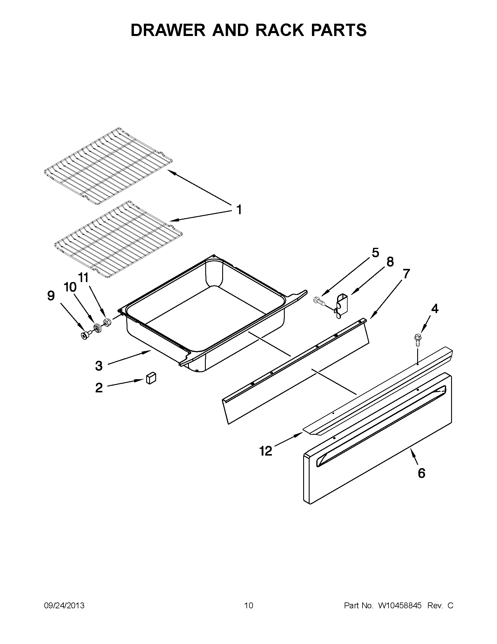 06 - DRAWER AND RACK PARTS