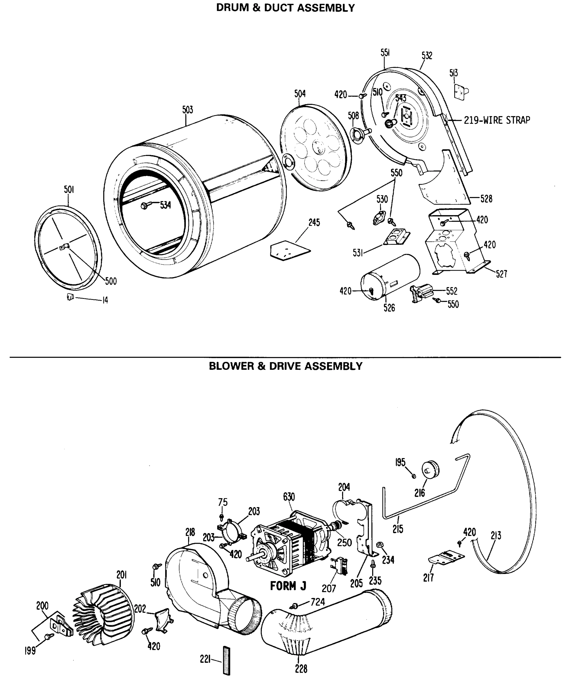 DRUM & DUCT ASSEMBLY
