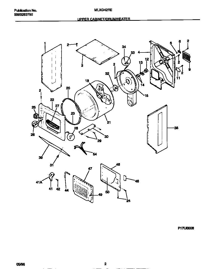 02 - UPPER CABINET/DRUM/HEATER