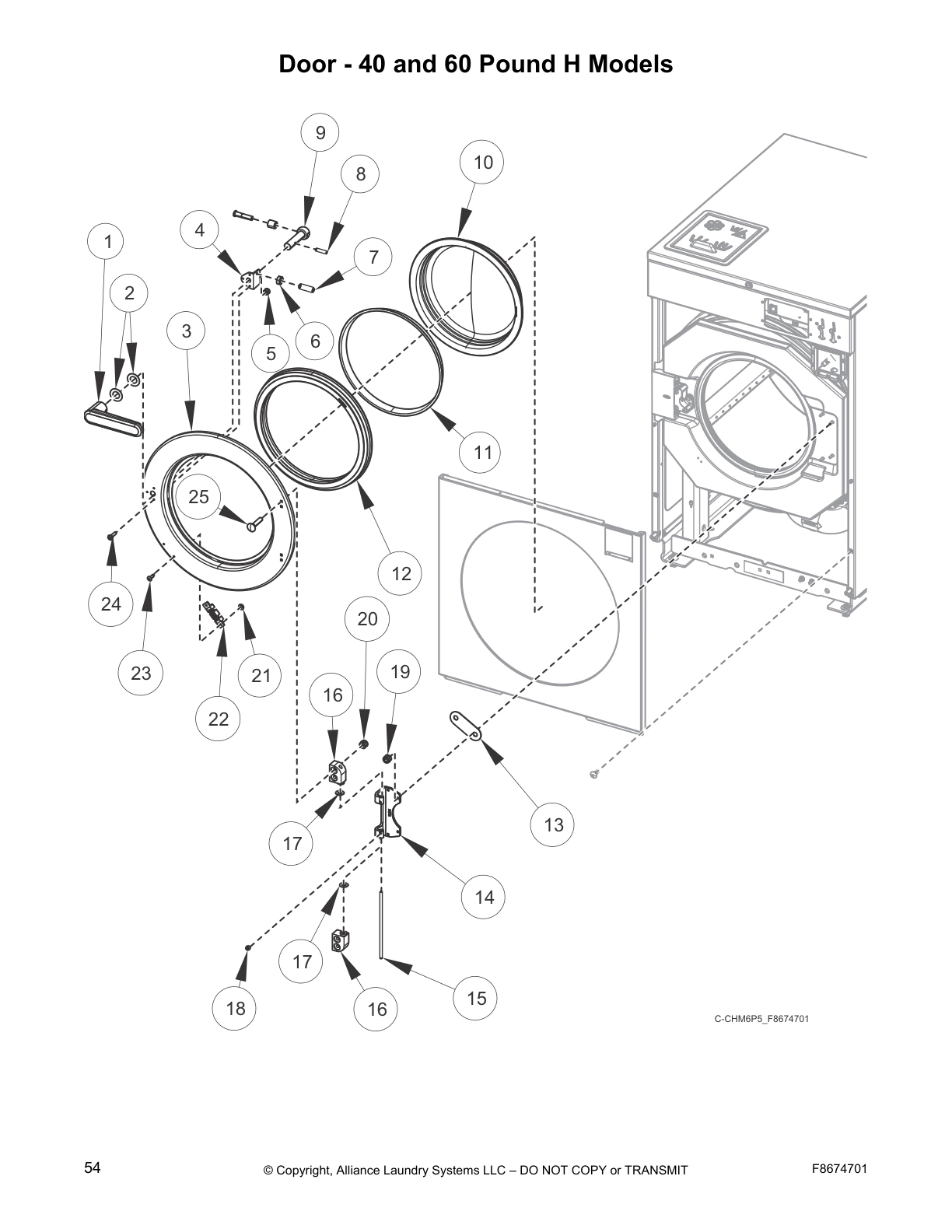 Door - 40 and 60 Pound H Models