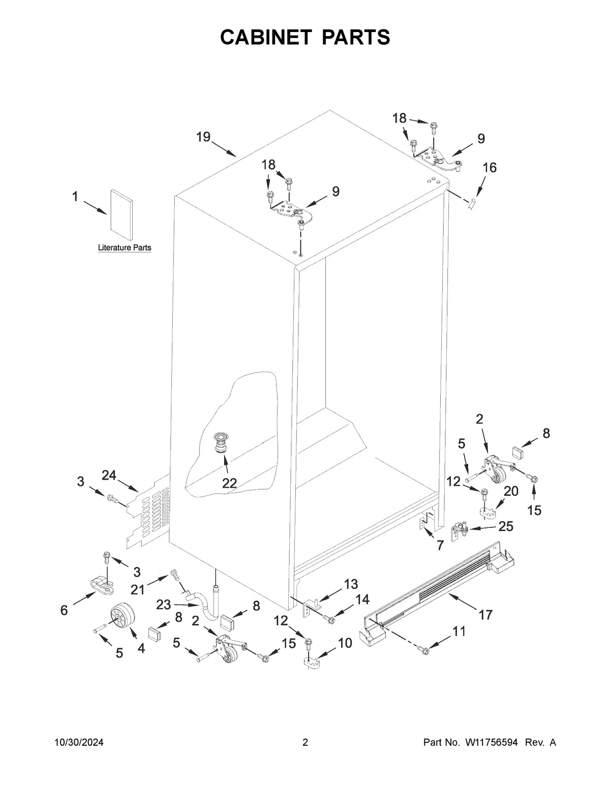 02 - CABINET PARTS