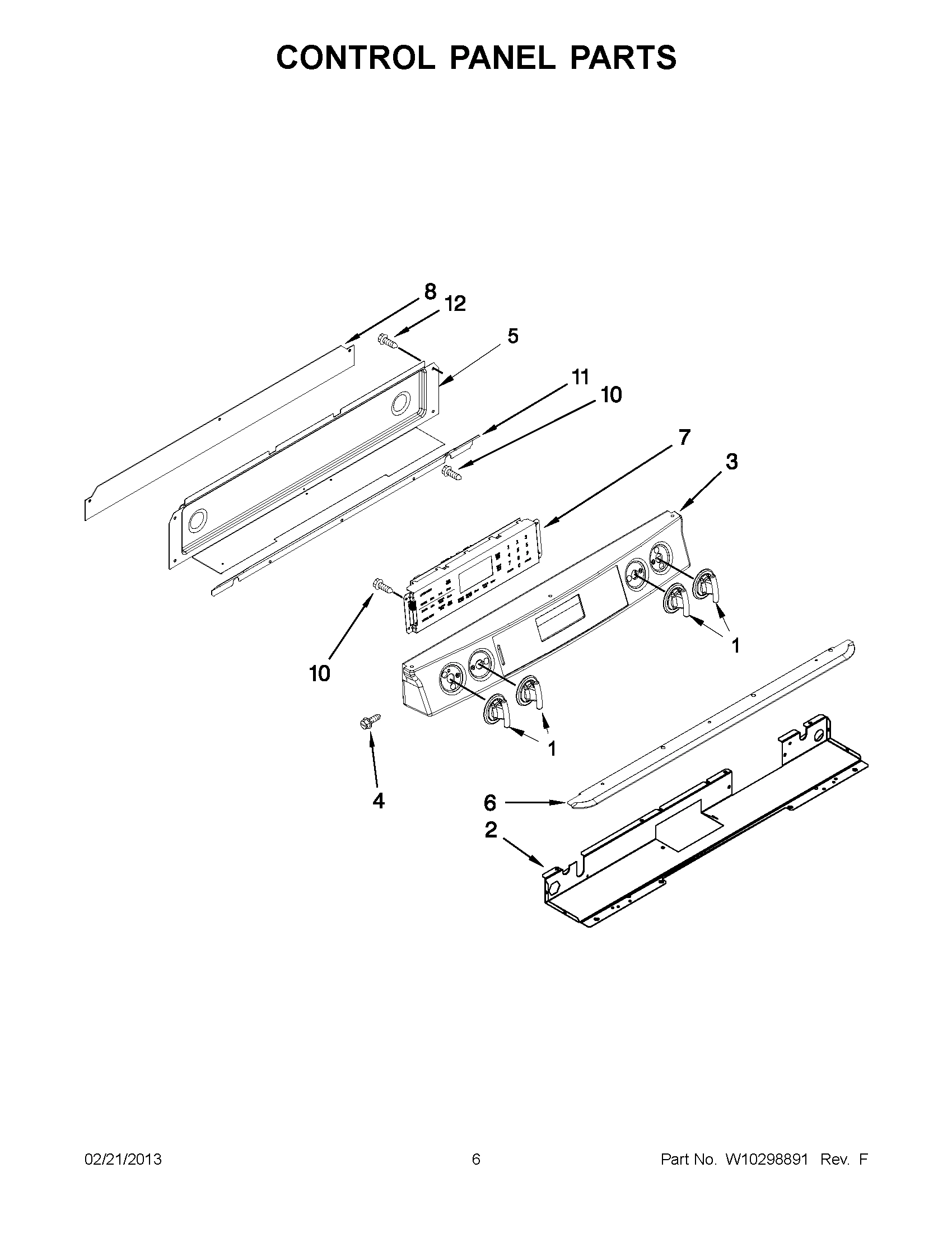 03 - CONTROL PANEL PARTS
