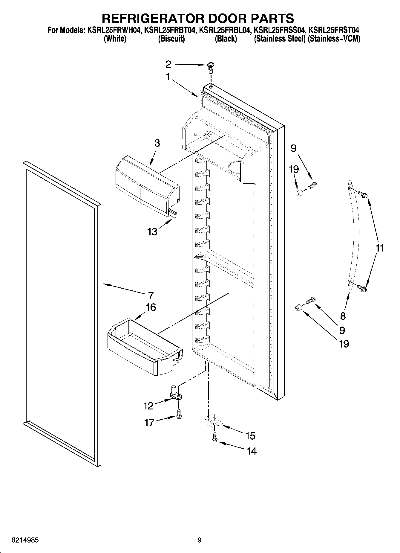 06 - REFRIGERATOR DOOR PARTS