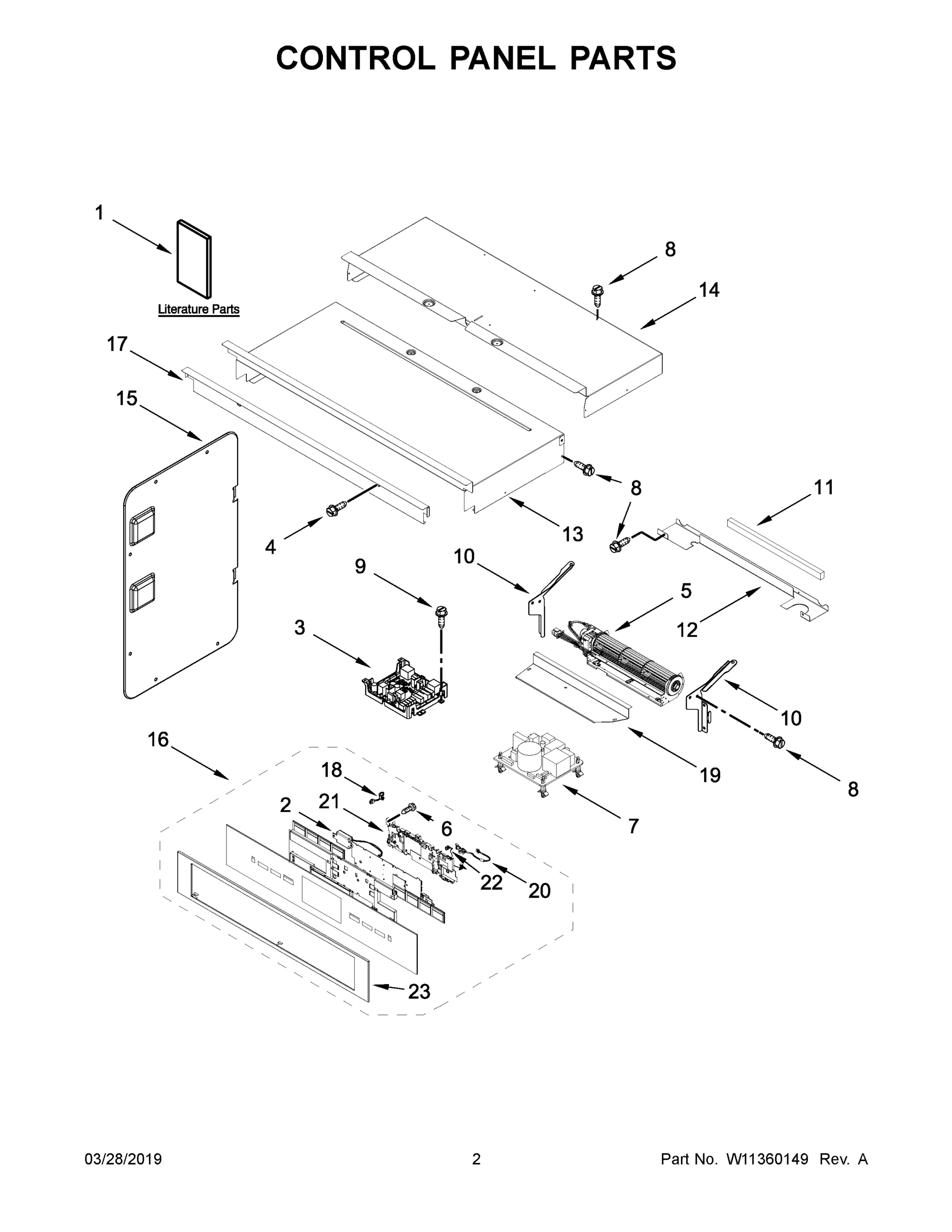 02 - CONTROL PANEL PARTS