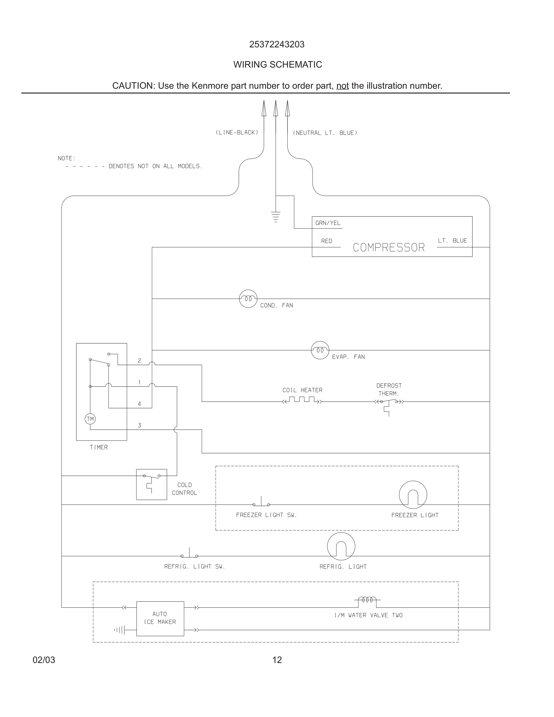 12 - WIRING SCHEMATIC