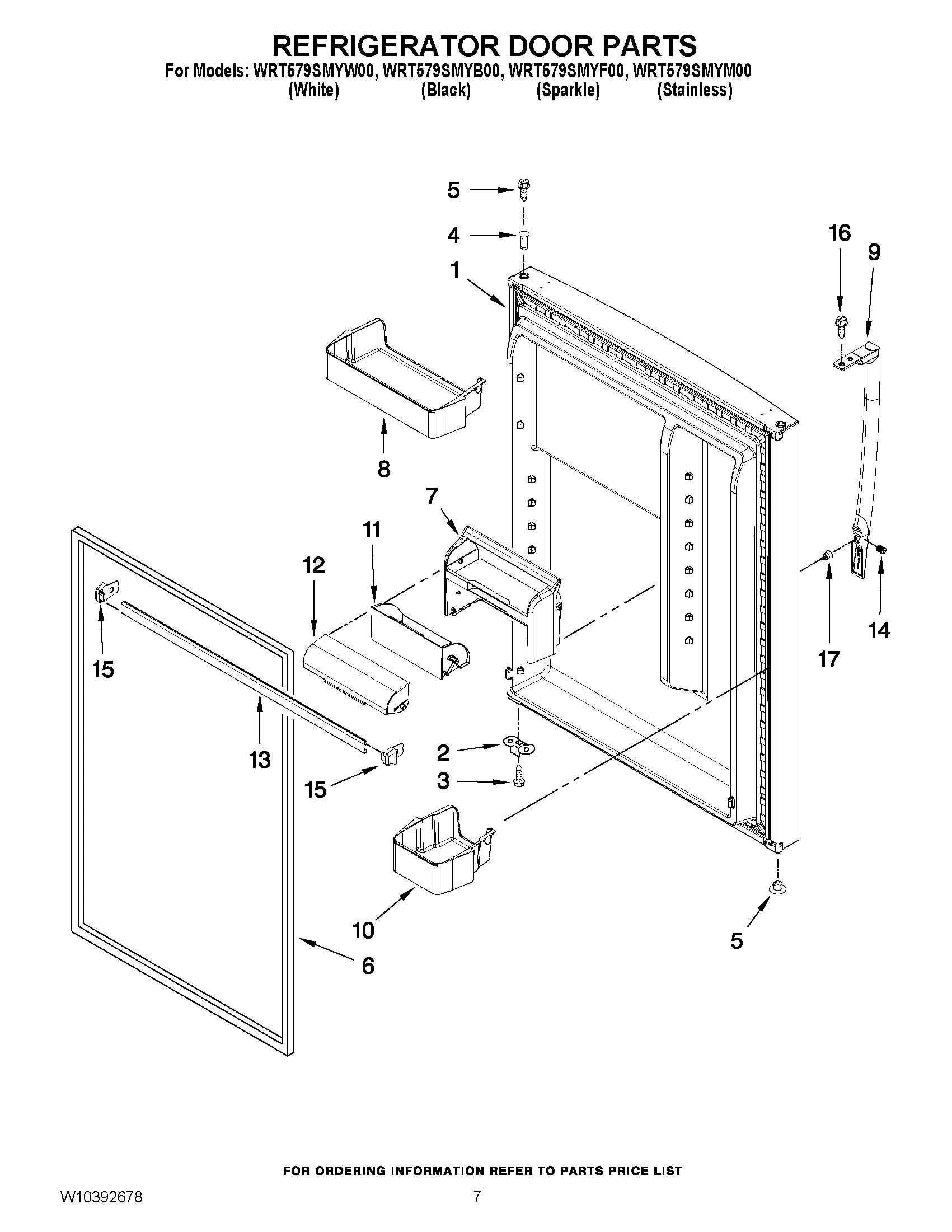 05 - REFRIGERATOR DOOR PARTS