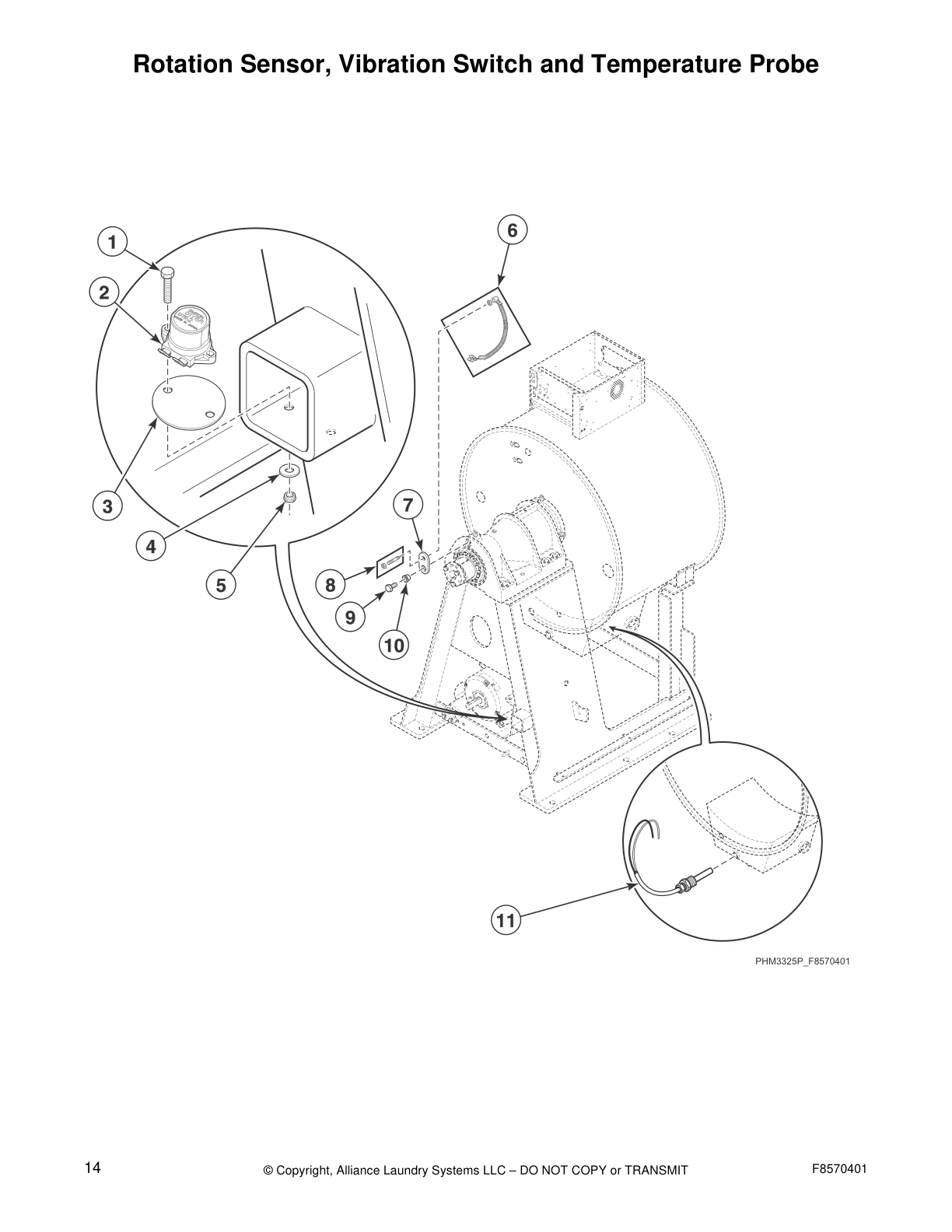 Rotation Sensor, Vibration Switch and Temperature Probe
