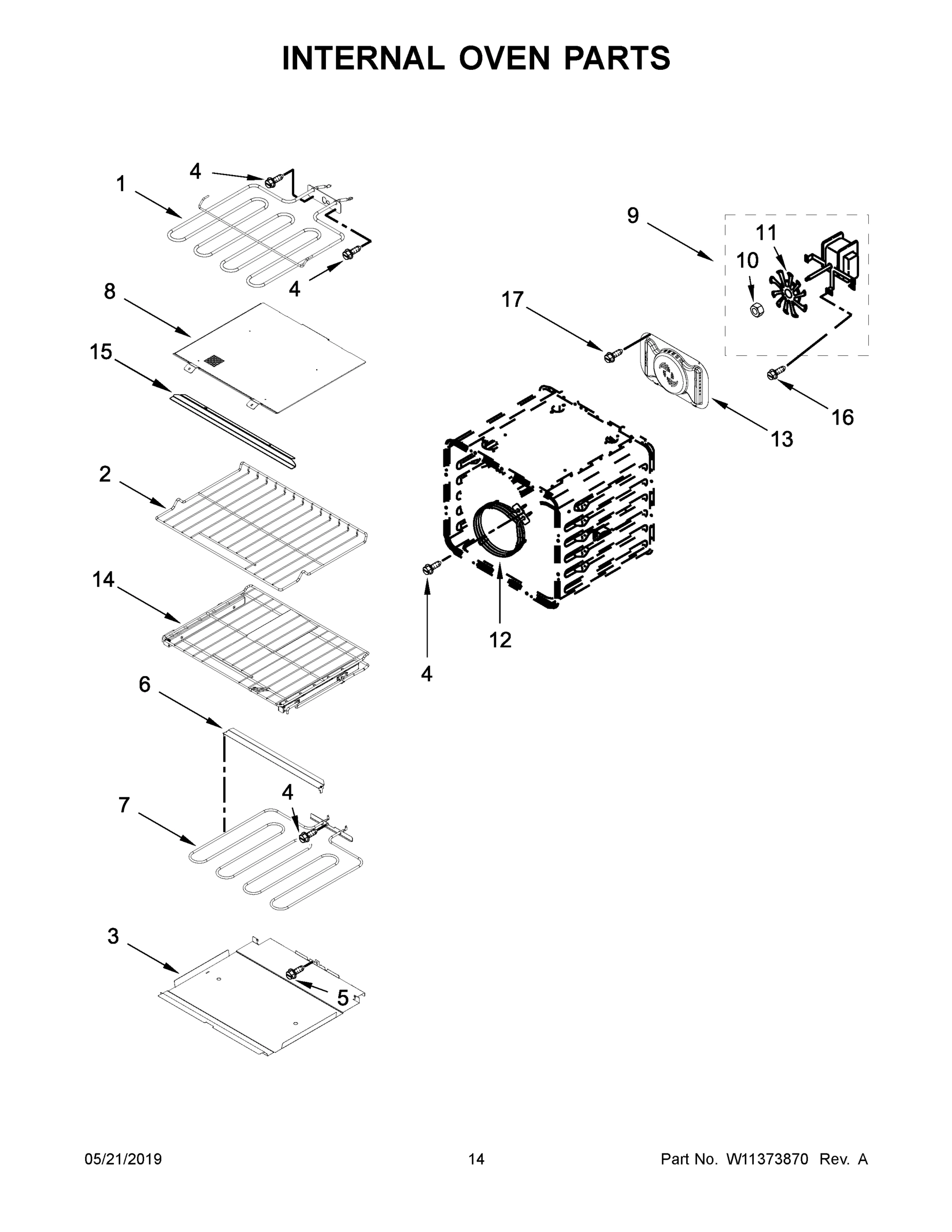 08 - INTERNAL OVEN PARTS