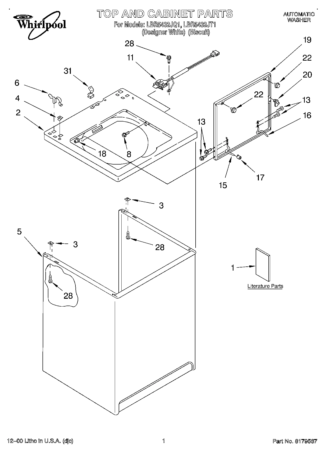 01 - TOP AND CABINET, LITERATURE