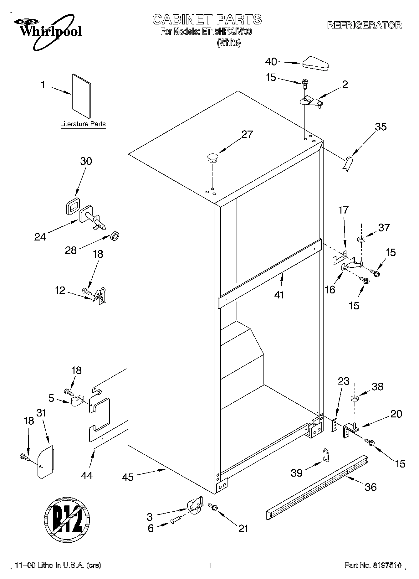 01 - CABINET, LITERATURE