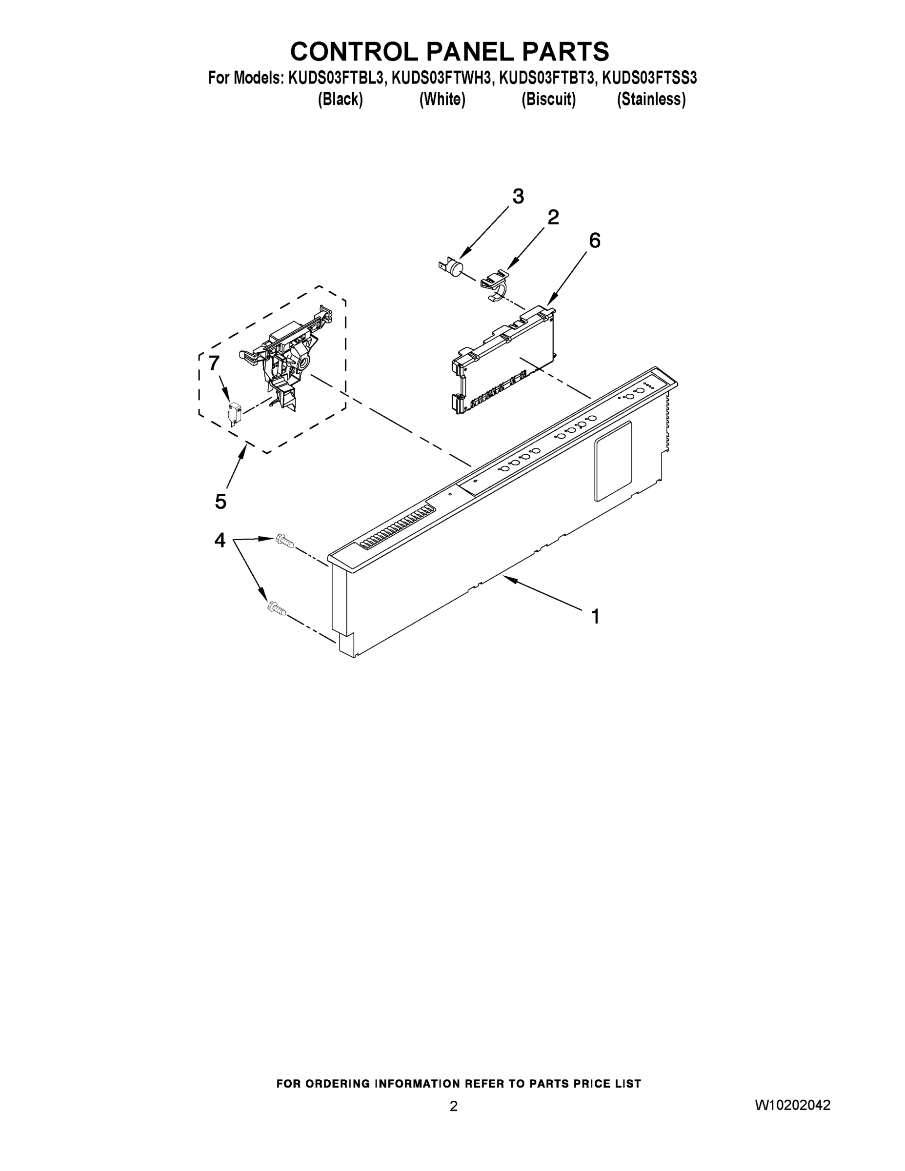02 - CONTROL PANEL PARTS