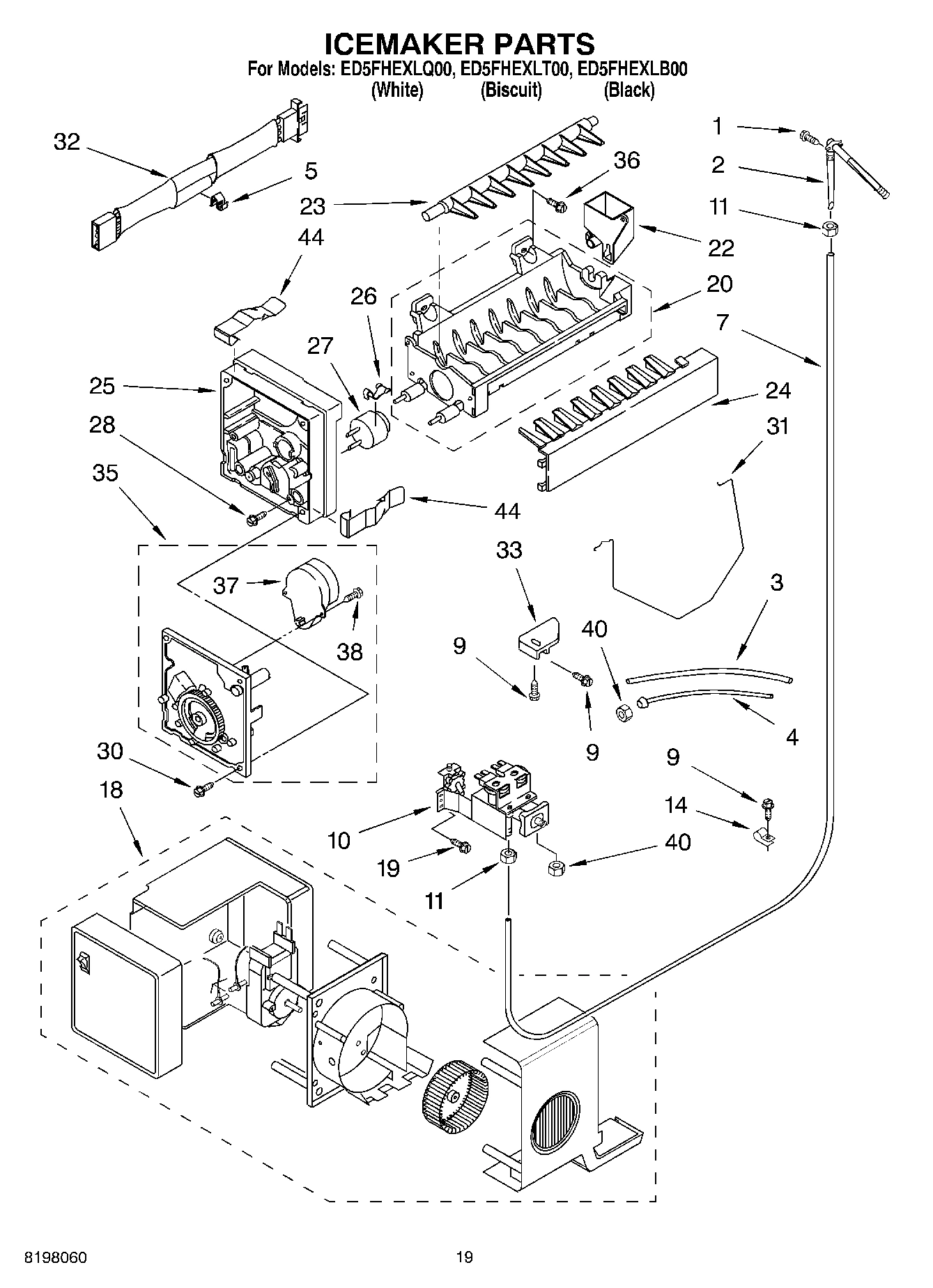 12 - ICE MAKER, OPTIONAL
