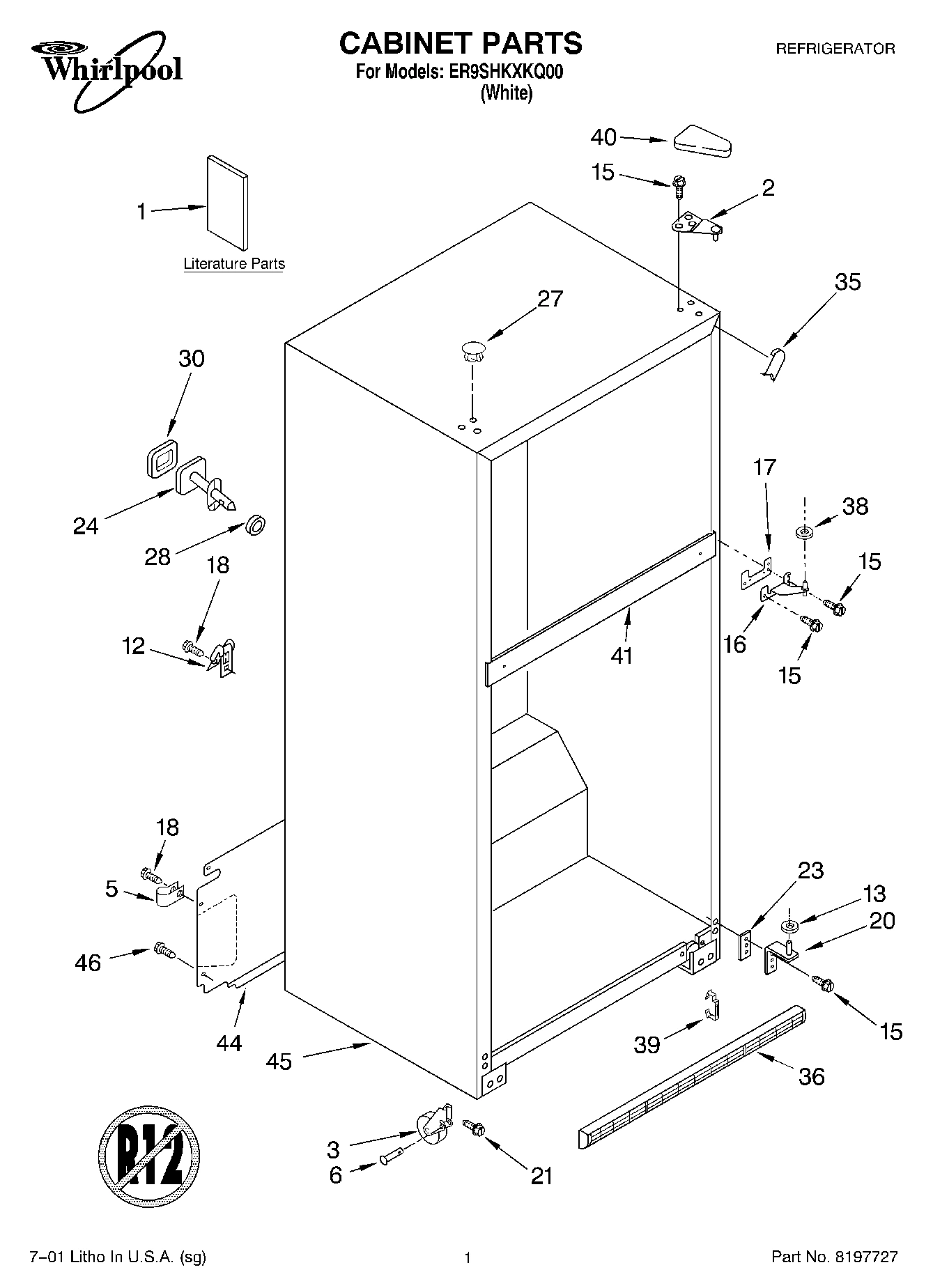01 - CABINET, LITERATURE