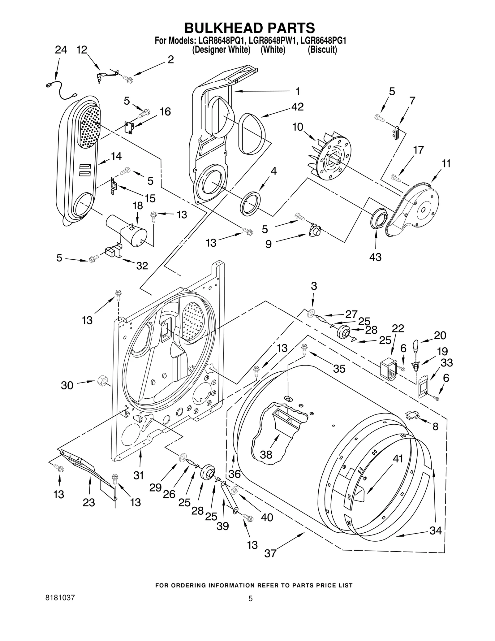 BULKHEAD PARTS