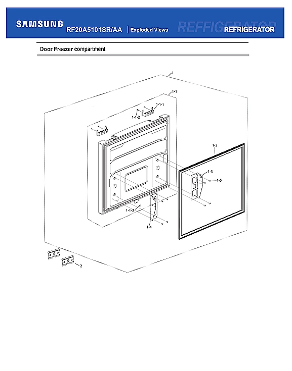 Freezer Door Compartment