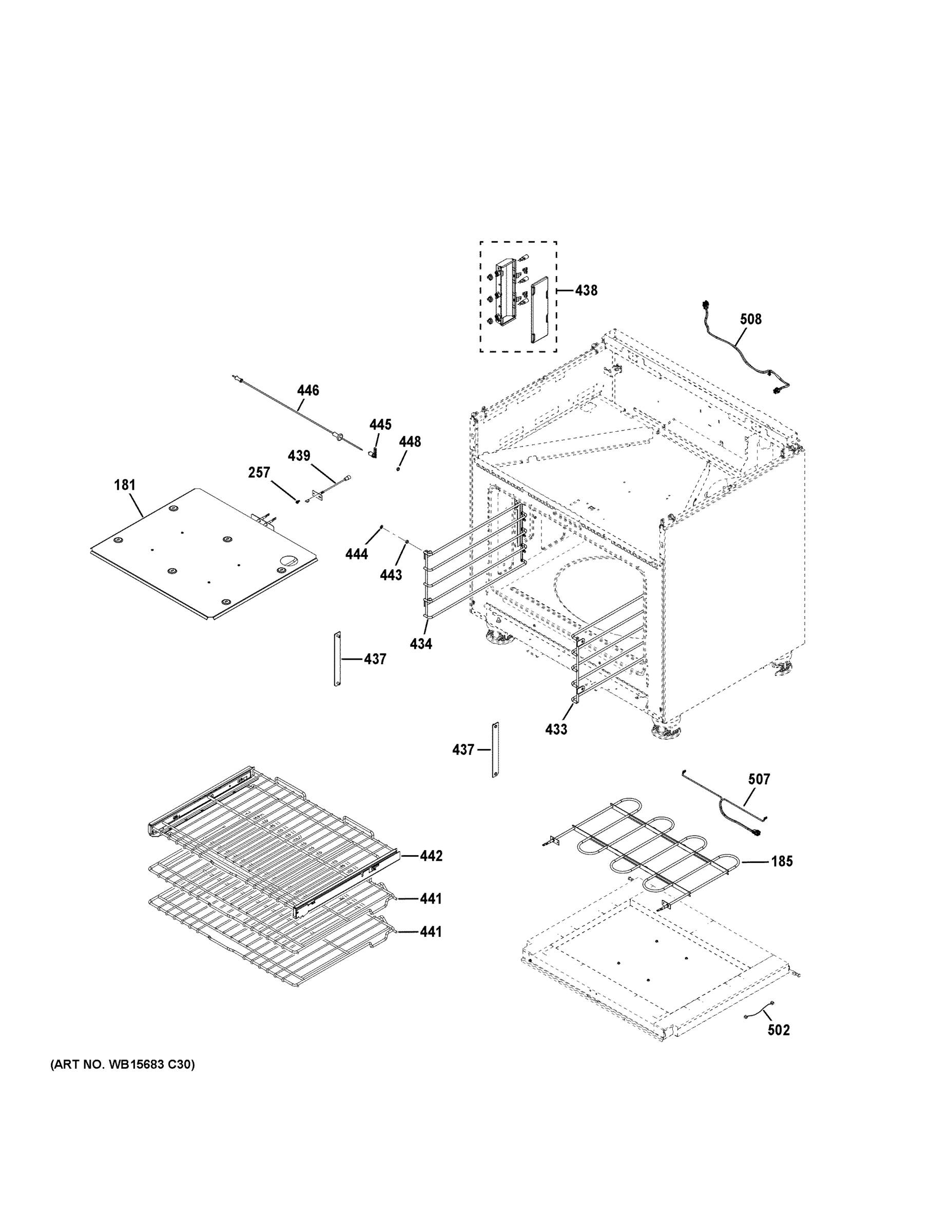 OVEN CAVITY PARTS