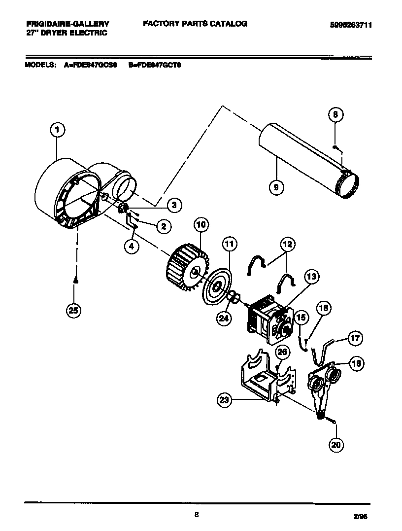 05 - MOTOR, FAN HOUSING, EXHAUST DUCT