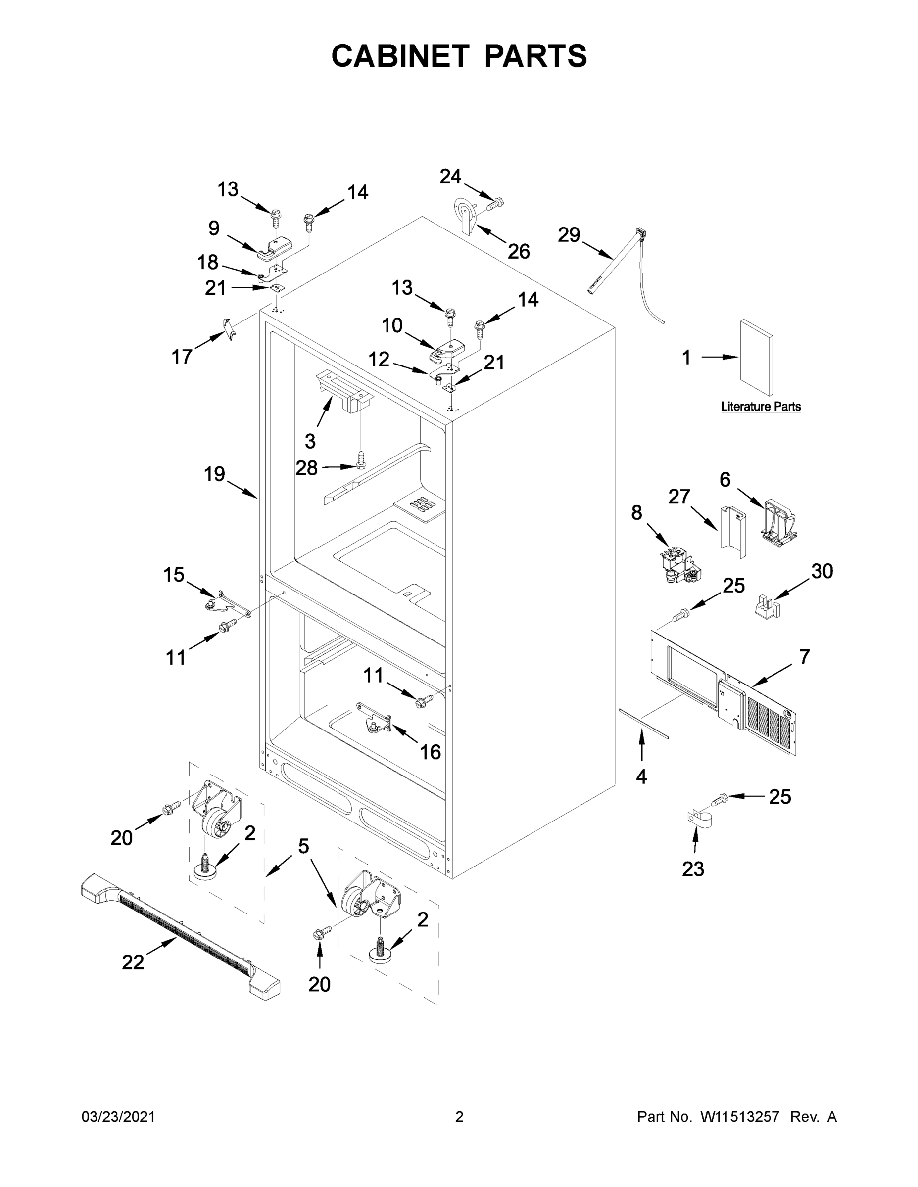02 - CABINET PARTS